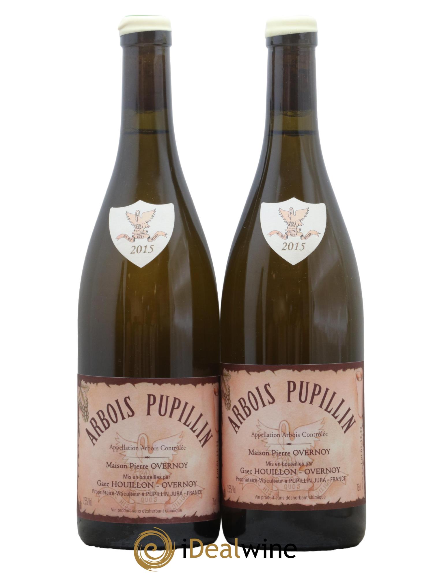 Arbois-Pupillin Chardonnay élevage prolongé (cire blanche) Overnoy-Houillon (Domaine) 2015 - Lot de 2 bouteilles - 0