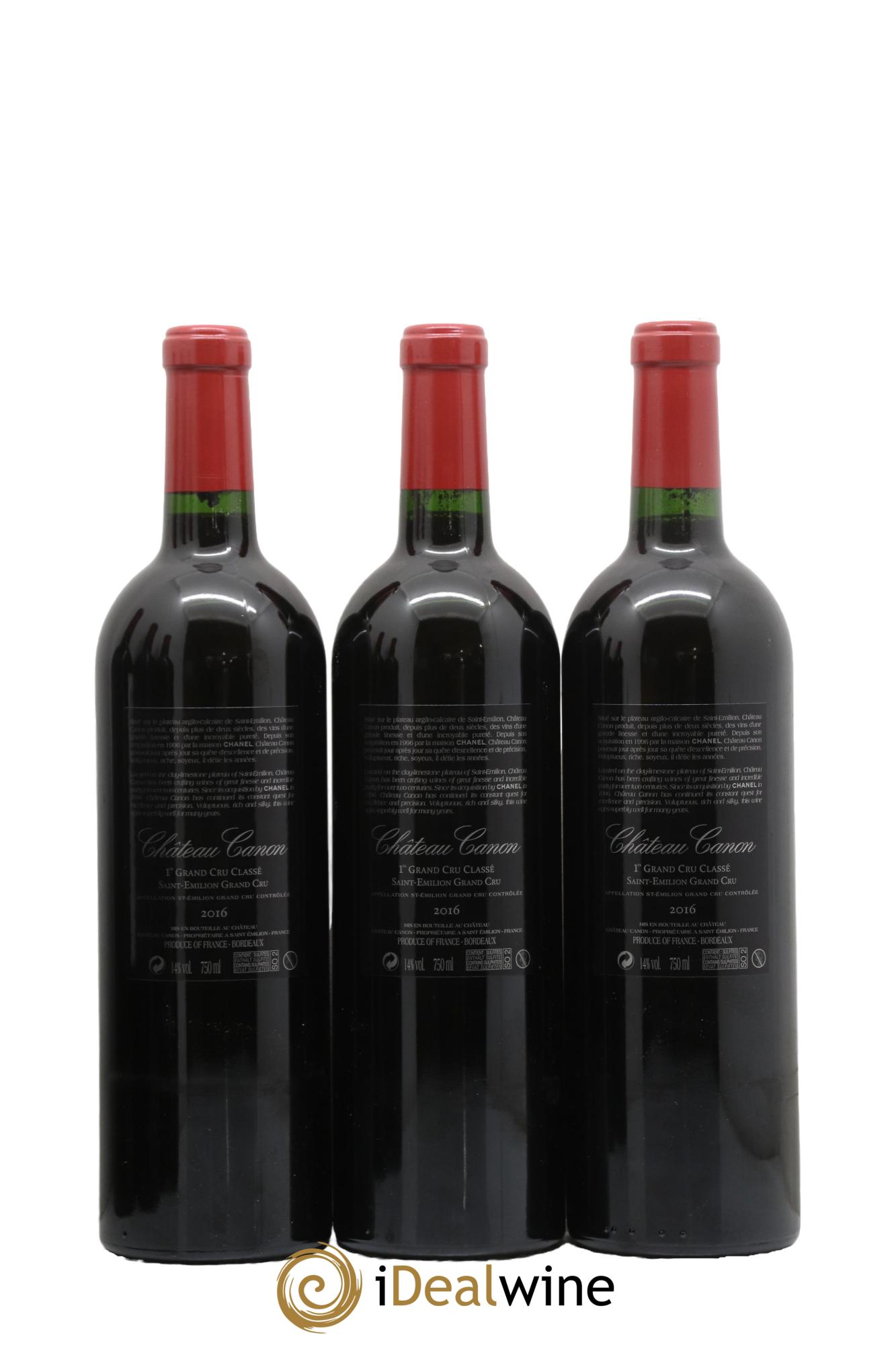 Château Canon 1er Grand Cru Classé B 2016 - Lot de 6 bouteilles - 2