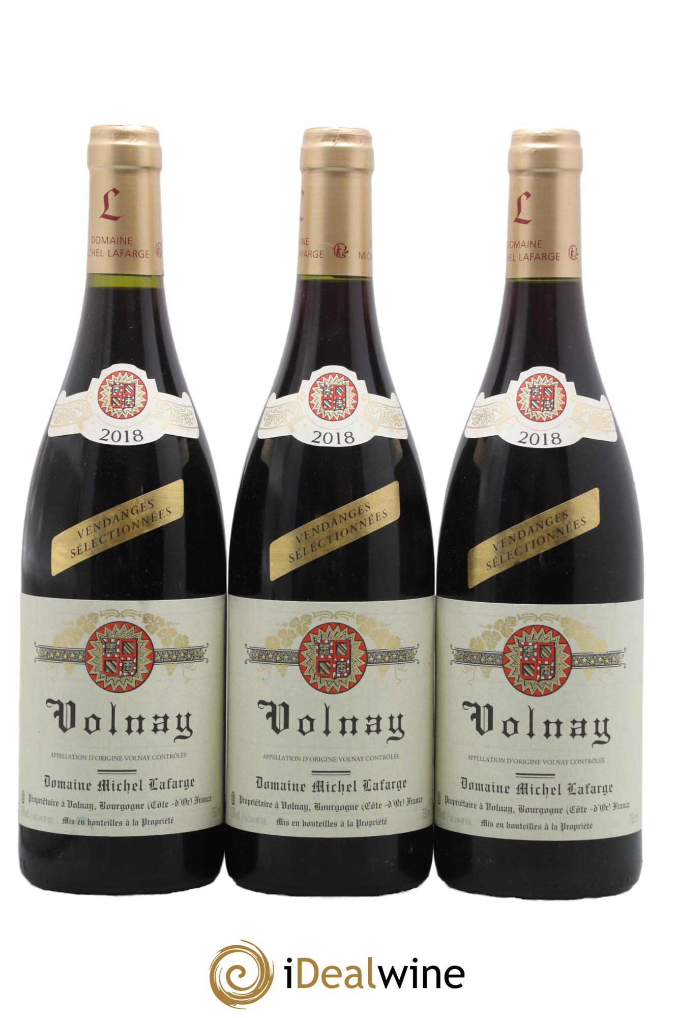 Volnay Vendanges sélectionnées Lafarge (Domaine) 2018 - Posten von 3 Flaschen - 0