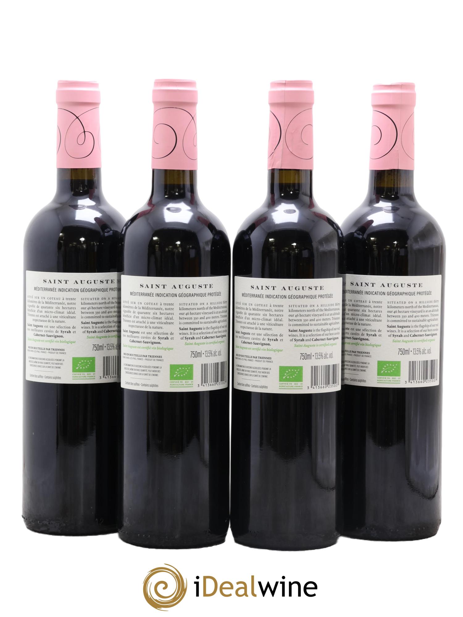 Var St Auguste Triennes (Domaine) 2018 - Lot de 4 bouteilles - 1
