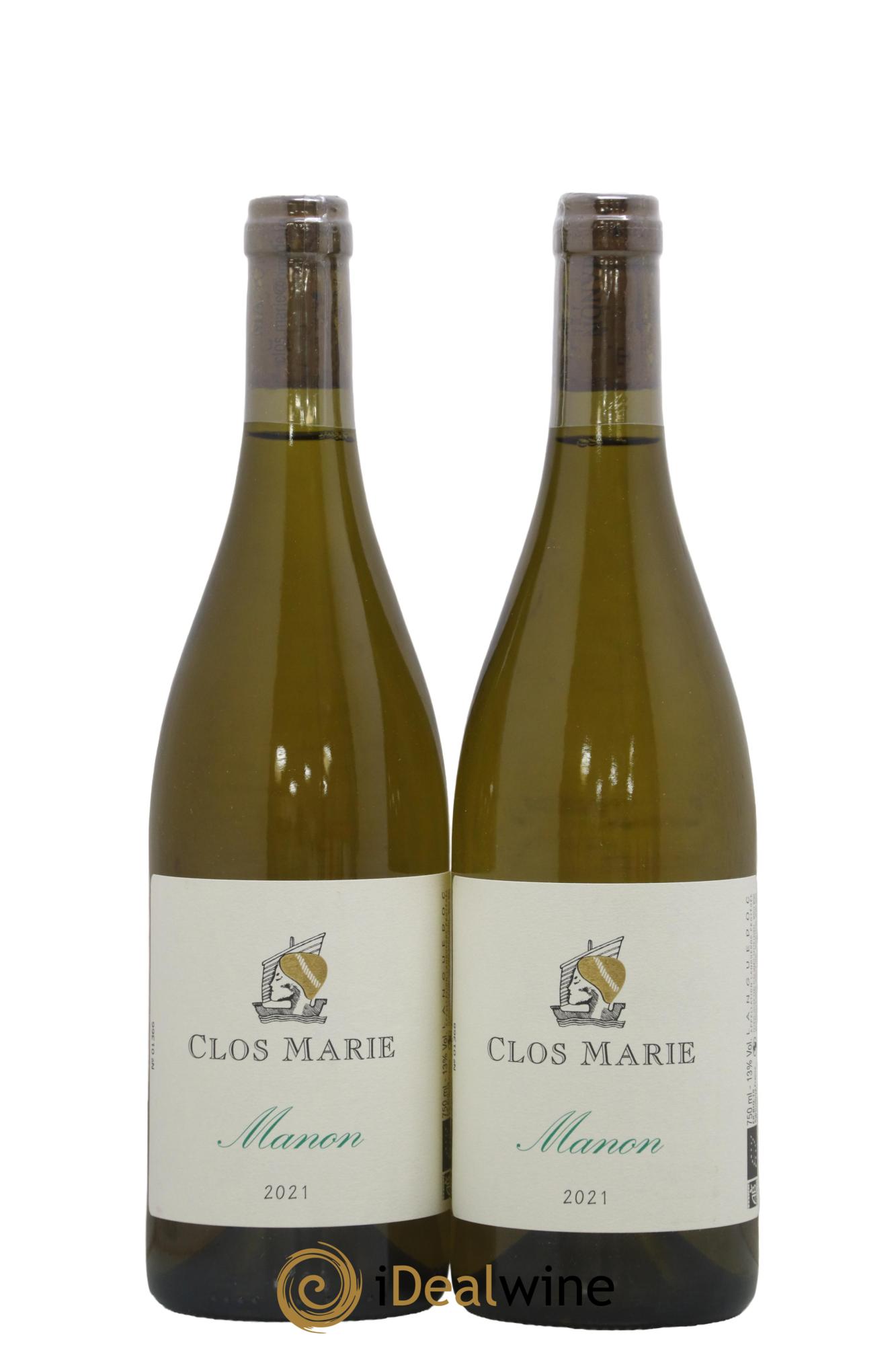 Languedoc Clos Marie Manon Christophe Peyrus et Françoise Julien 2021 - Lot de 2 bouteilles - 0