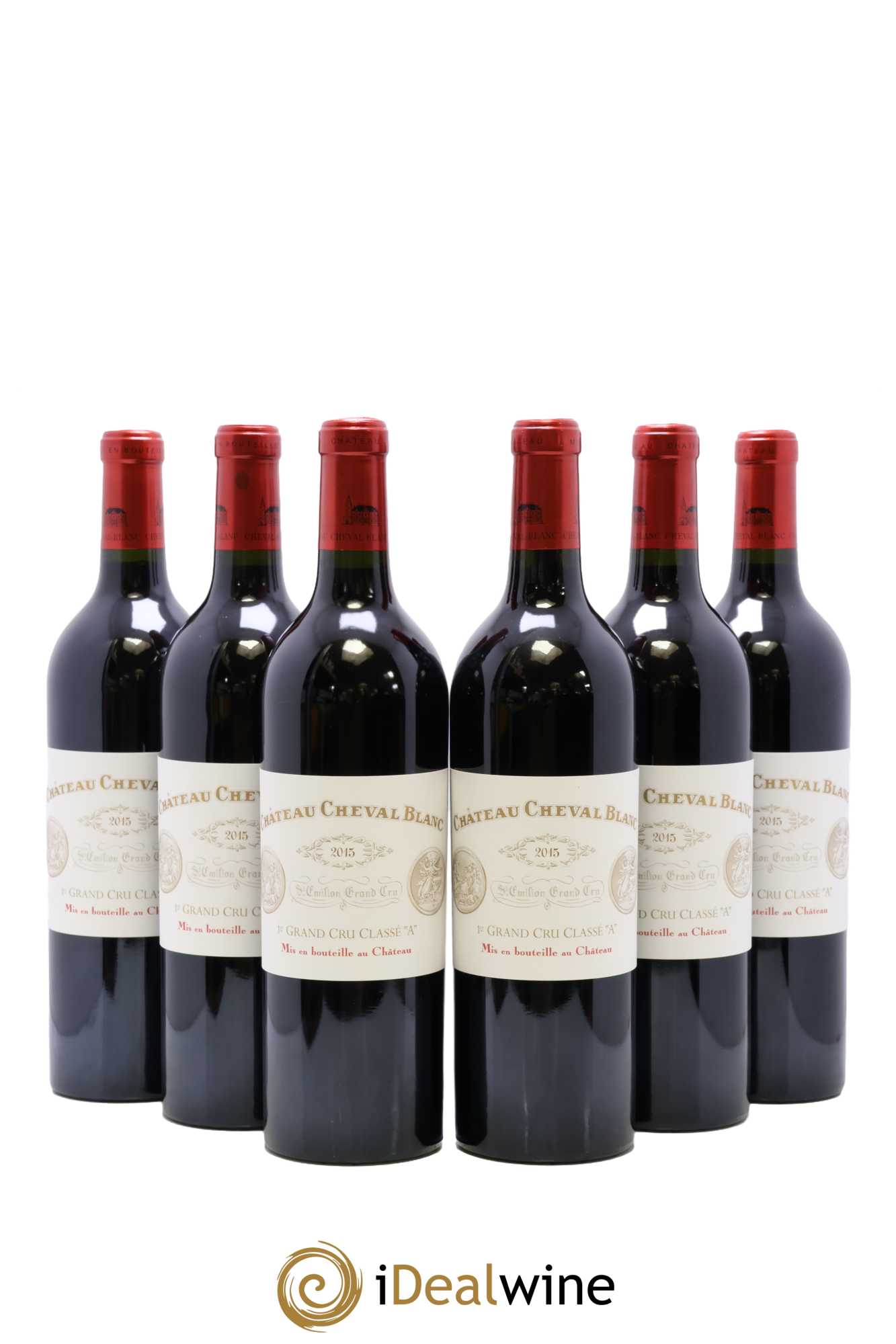 Château Cheval Blanc 1er Grand Cru Classé A 2015 - Posten von 6 Flaschen - 0
