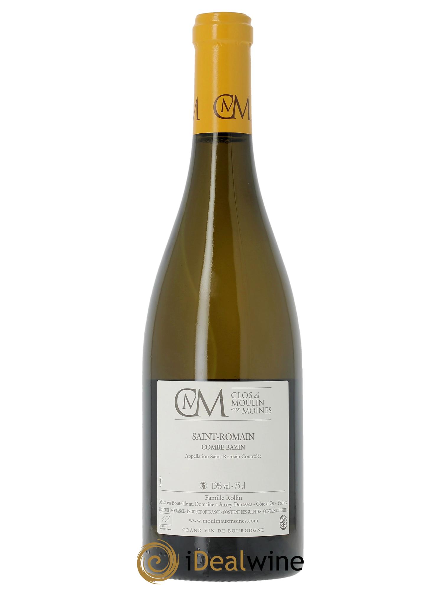 Saint-Romain Combe Bazin Clos du Moulin aux Moines  2022 - Lot of 1 bottle - 1