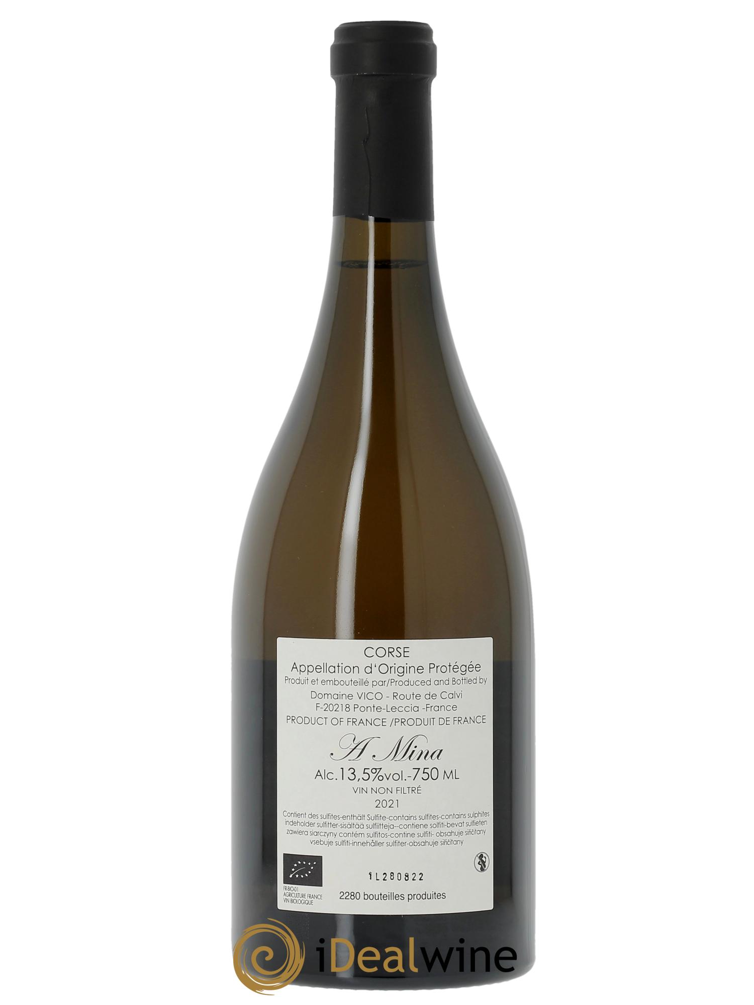 Vin de Corse A Mina Domaine Vico  2021 - Lotto di 1 bottiglia - 1