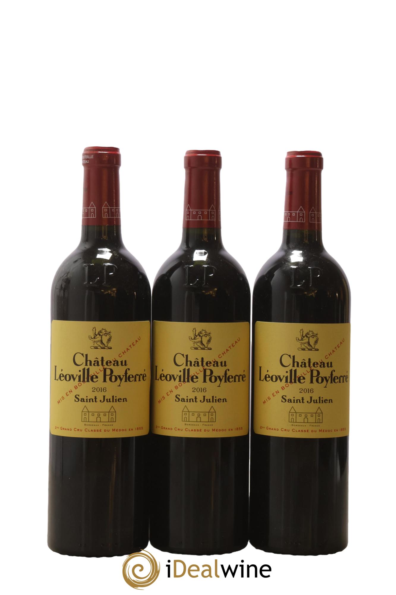 Château Léoville Poyferré 2ème Grand Cru Classé 2016 - Posten von 6 Flaschen - 2