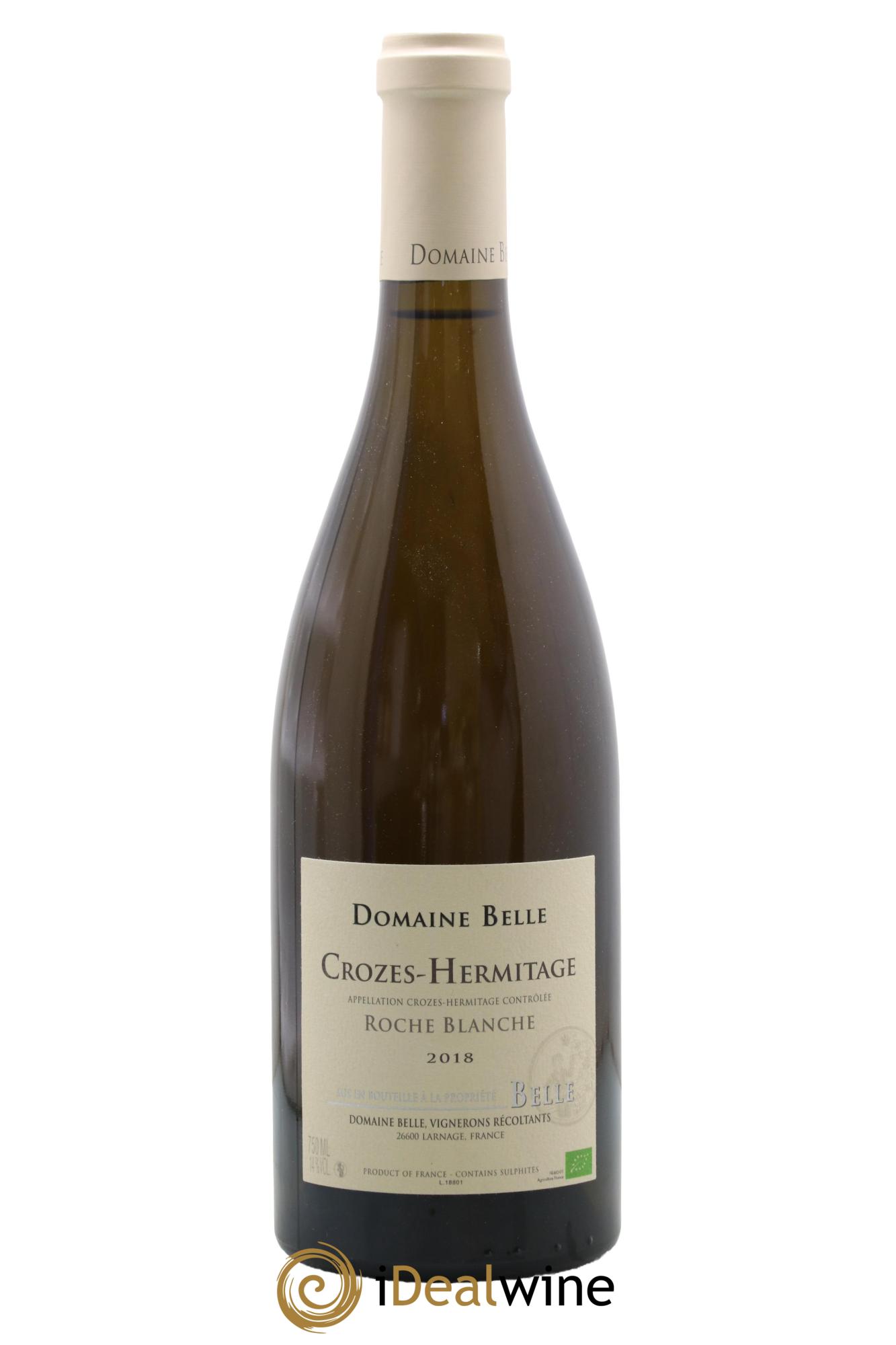 Crozes-Hermitage Roche Blanche Domaine Belle 2018 - Lot de 1 bouteille - 0