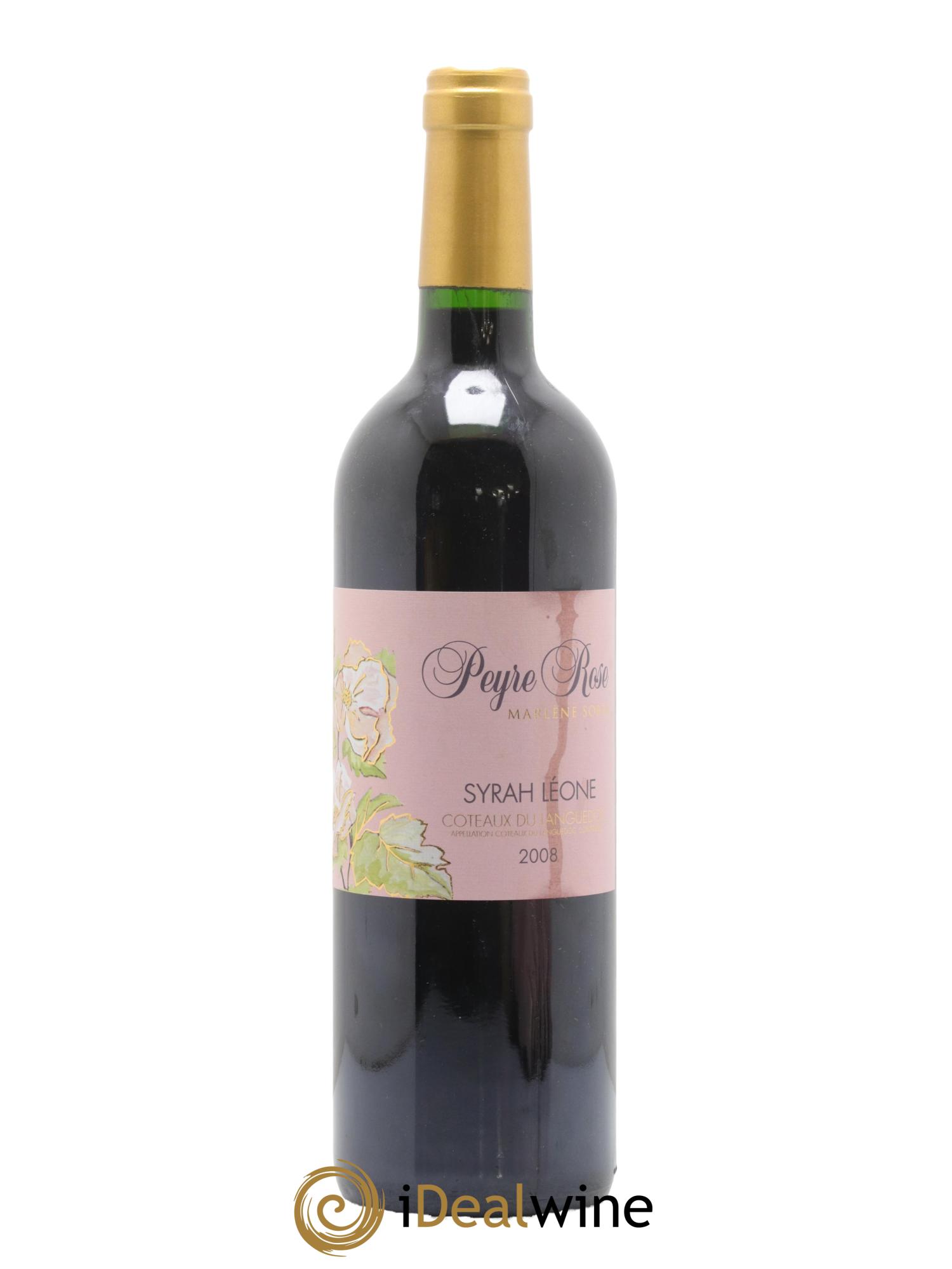 Coteaux du Languedoc Domaine Peyre Rose Belle Léone (anciennement Syrah Léone) Marlène Soria 2008 - Lot de 1 bouteille - 0