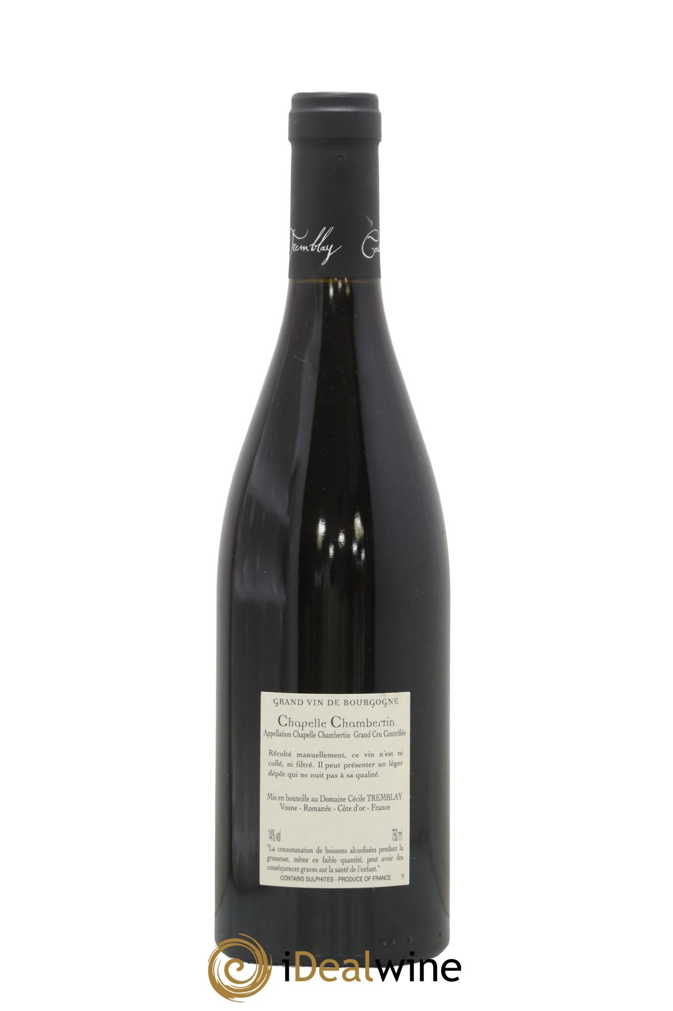 Chapelle-Chambertin Grand Cru Cécile Tremblay  2018 - Posten von 1 Flasche - 1