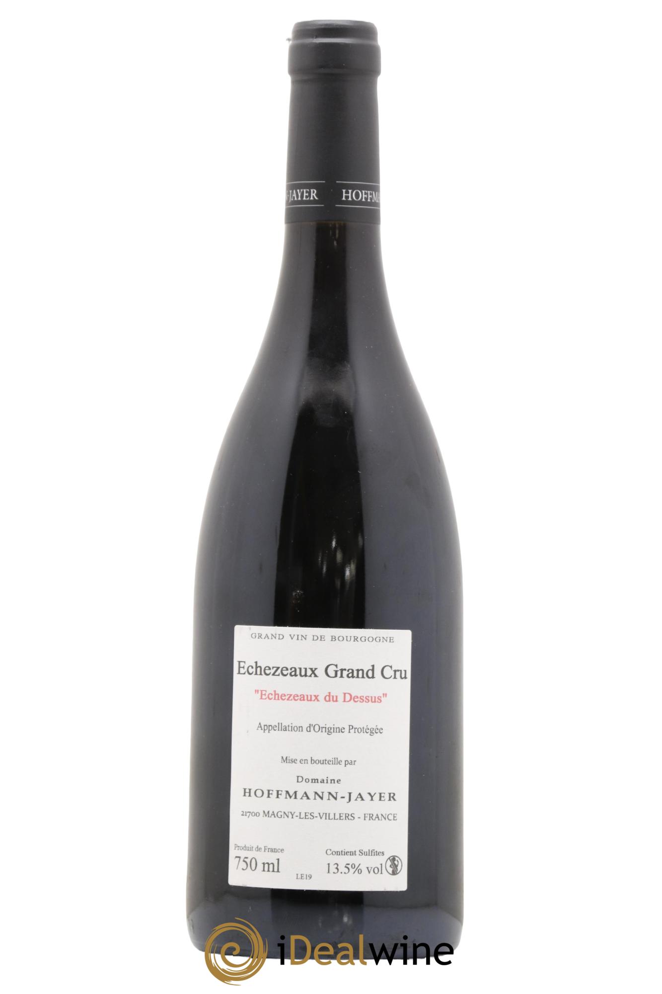 Echezeaux Grand Cru Du Dessus Hoffmann-Jayer (anciennement Jayer-Gilles) 2019 - Lot of 1 bottle - 1