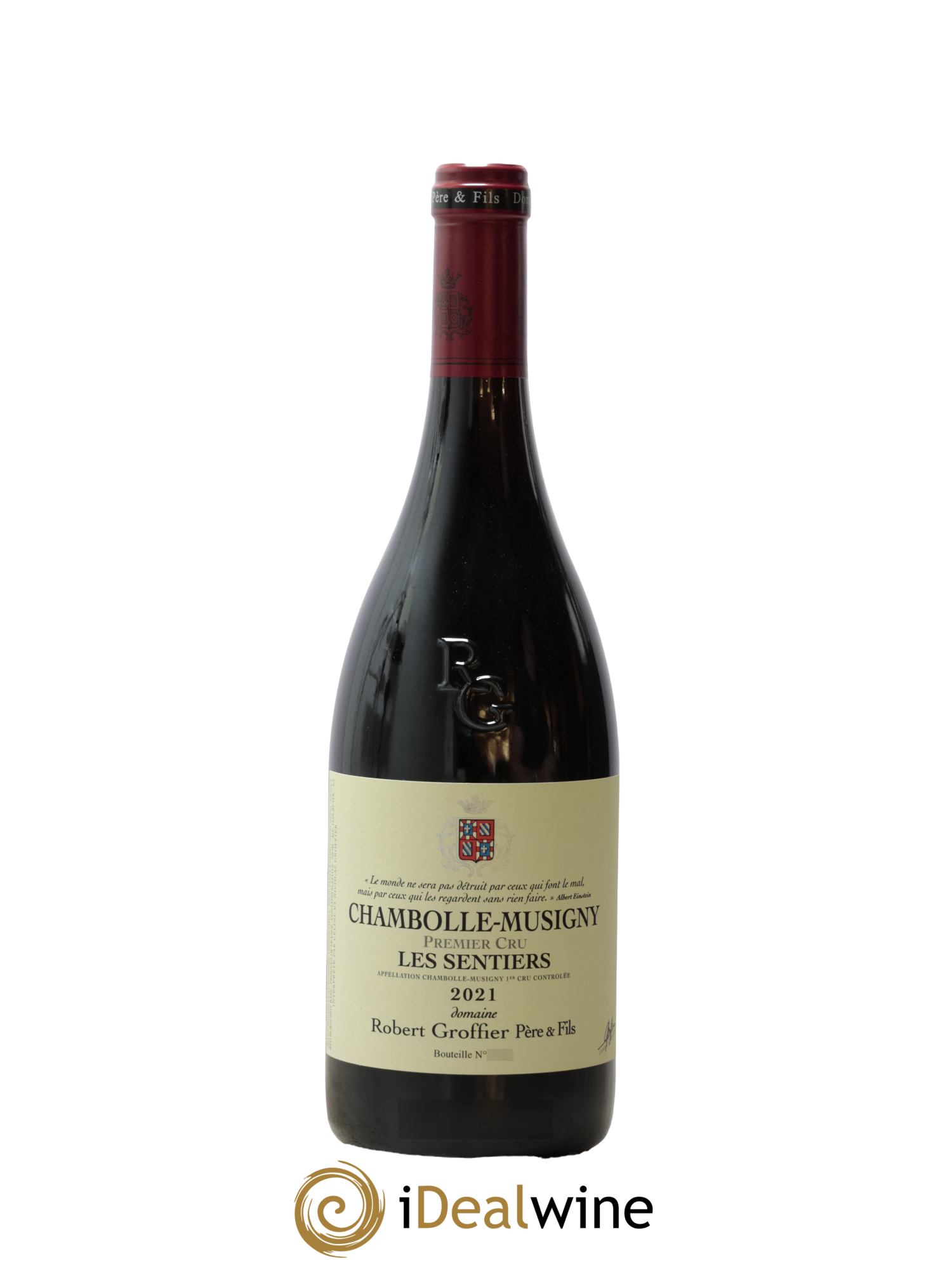 Chambolle-Musigny 1er Cru Les Sentiers Robert Groffier Père & Fils (Domaine) 2021 - Lot de 1 bouteille - 0