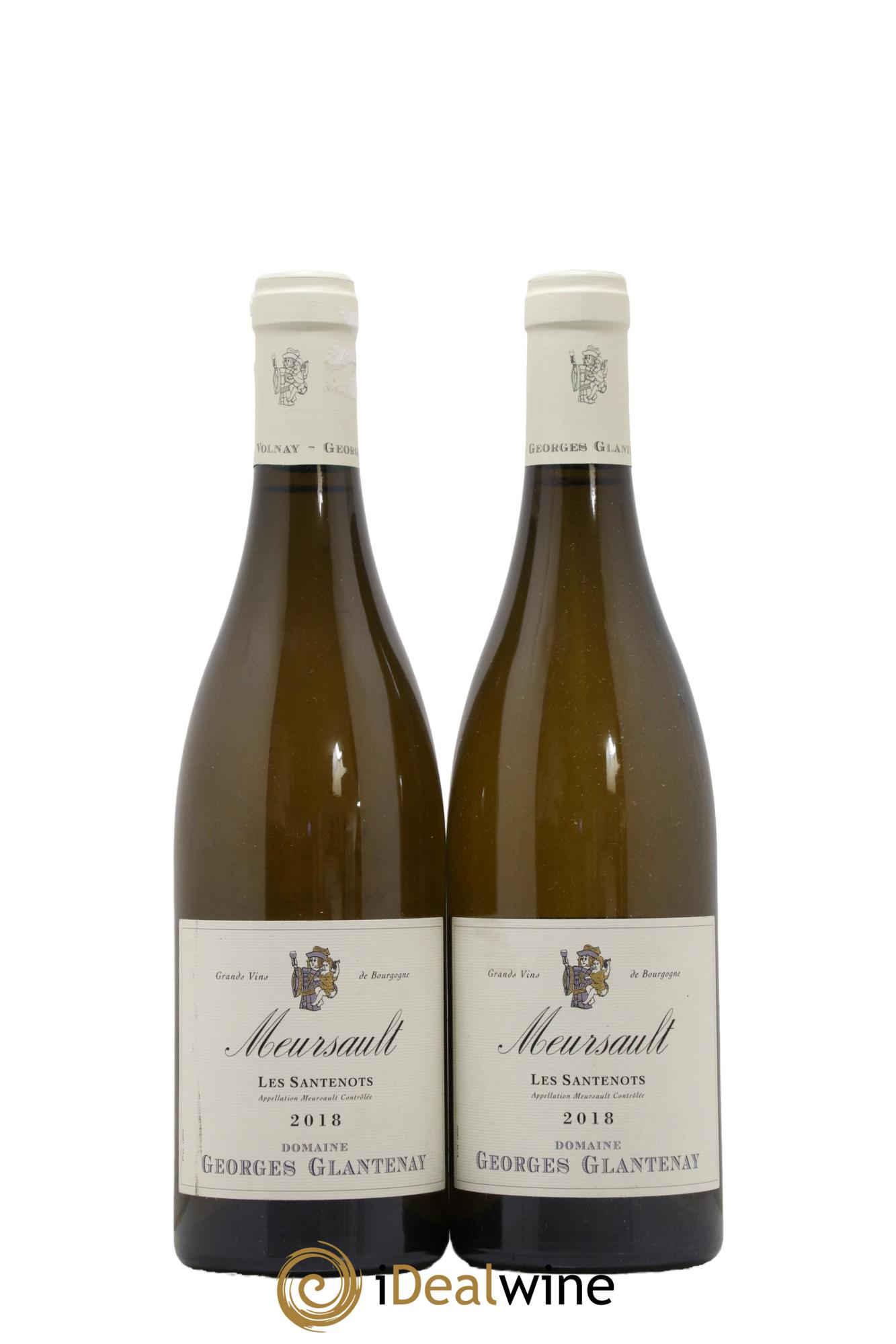 Meursault Les Santenots Glantenay 2018 - Lot de 2 bouteilles - 0