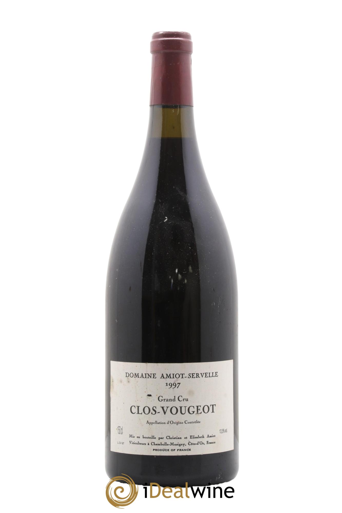 Clos de Vougeot Grand Cru Amiot-Servelle 1997 - Lotto di 1 magnum - 0