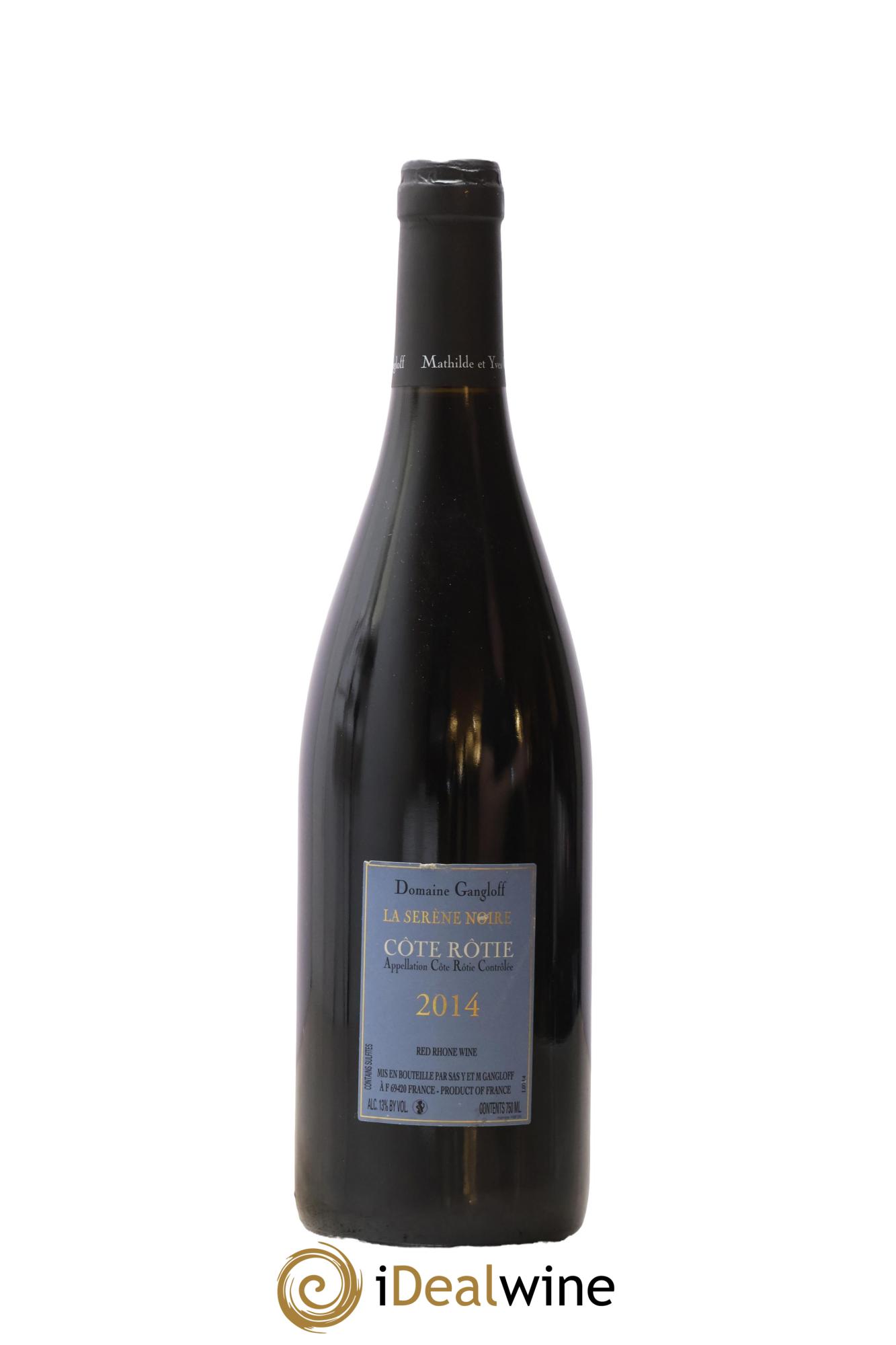 Côte-Rôtie La Sereine Noire Gangloff (Domaine) 2014 - Posten von 1 Flasche - 1