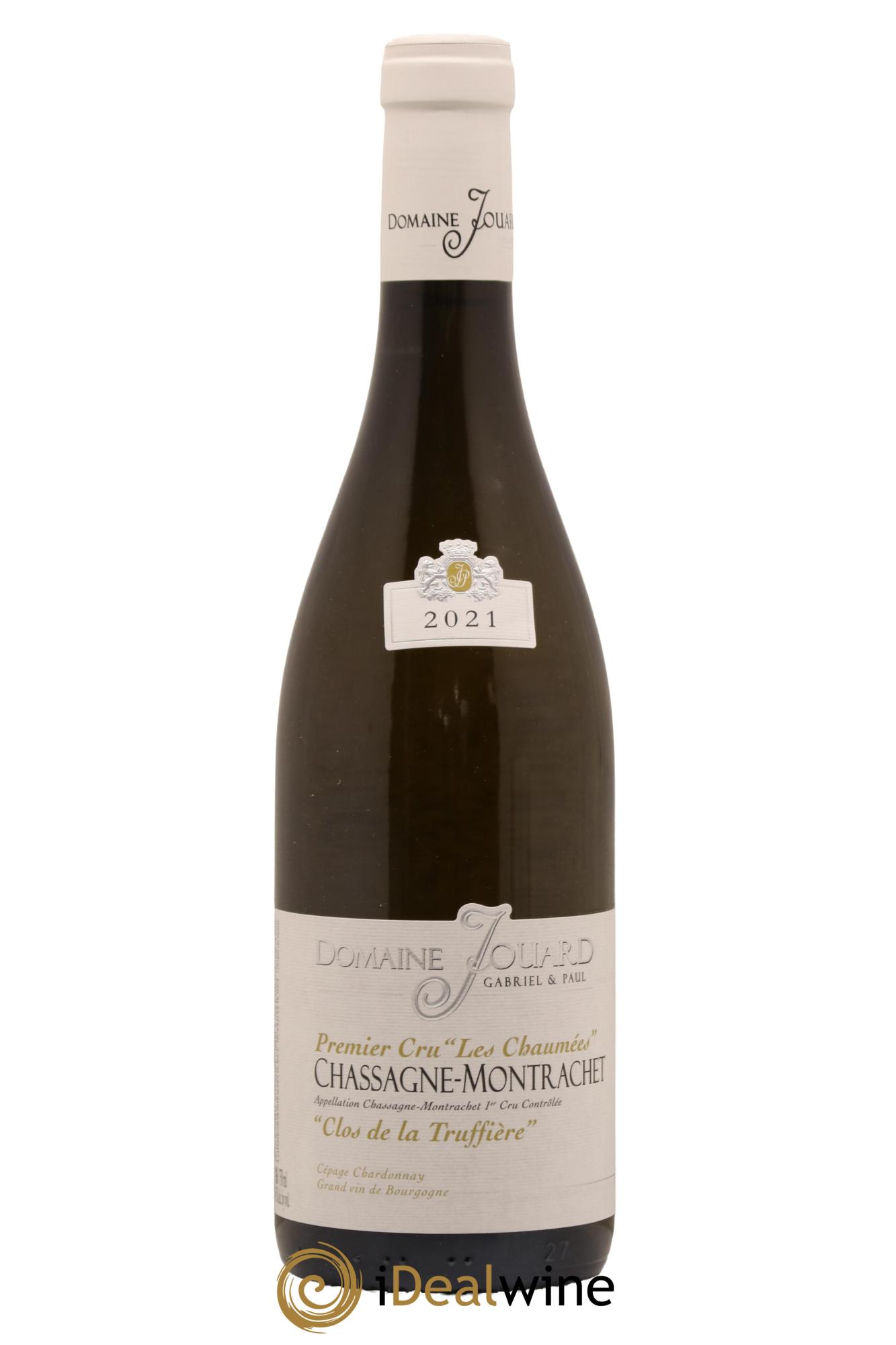 Chassagne-Montrachet 1er Cru Chaumees Clos De La Truffiere Domaine Gabriel Et Paul Jouard 2021 - Lot de 1 bouteille - 0