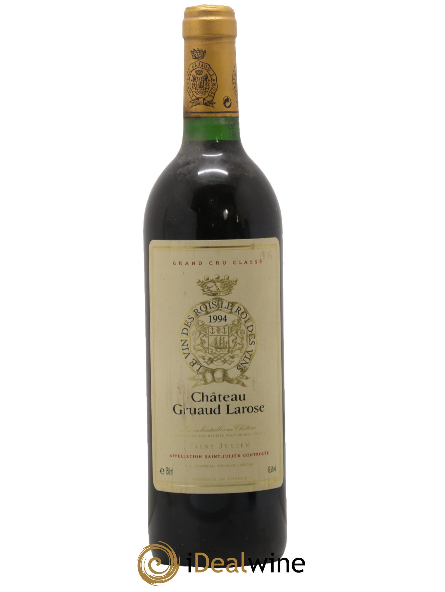 Château Gruaud Larose 2ème Grand Cru Classé 1994 - Lot de 1 bouteille - 0