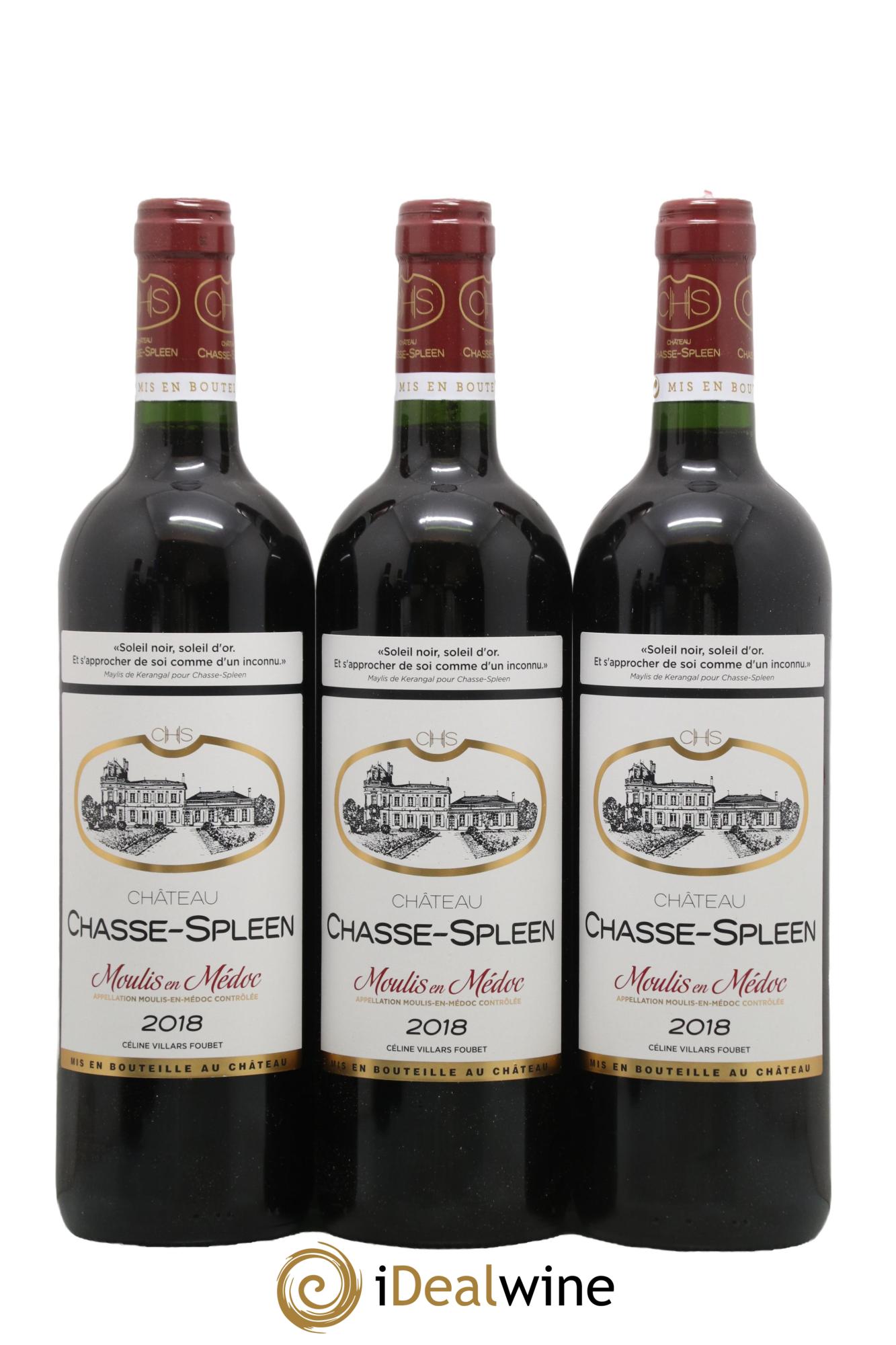 Château Chasse Spleen 2018 - Lot de 6 bouteilles - 1