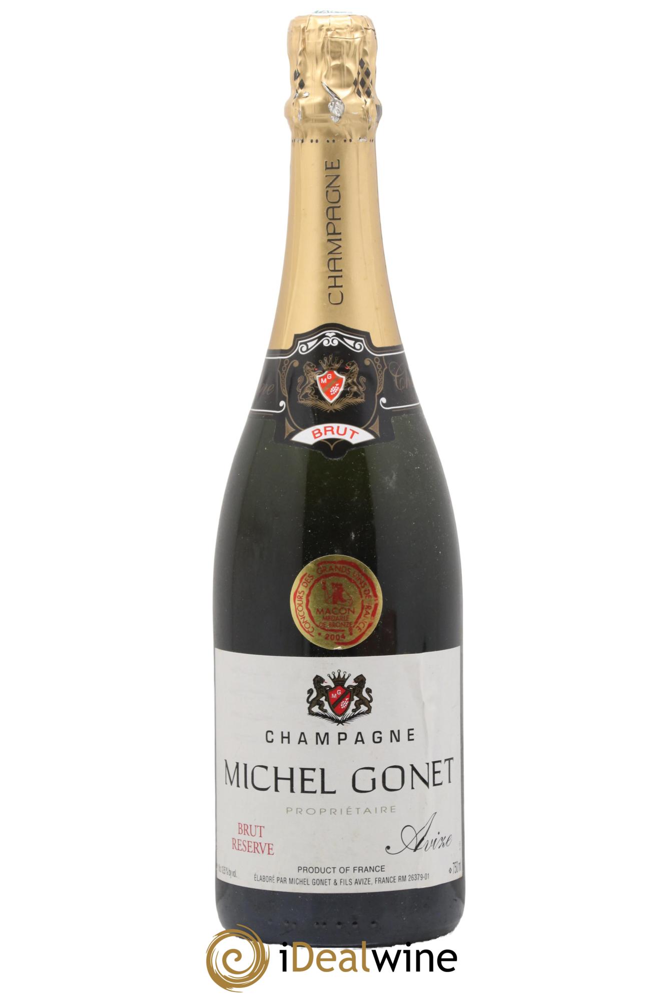 Champagne Brut Resrve Michel Gonet - Lot de 1 bouteille - 0