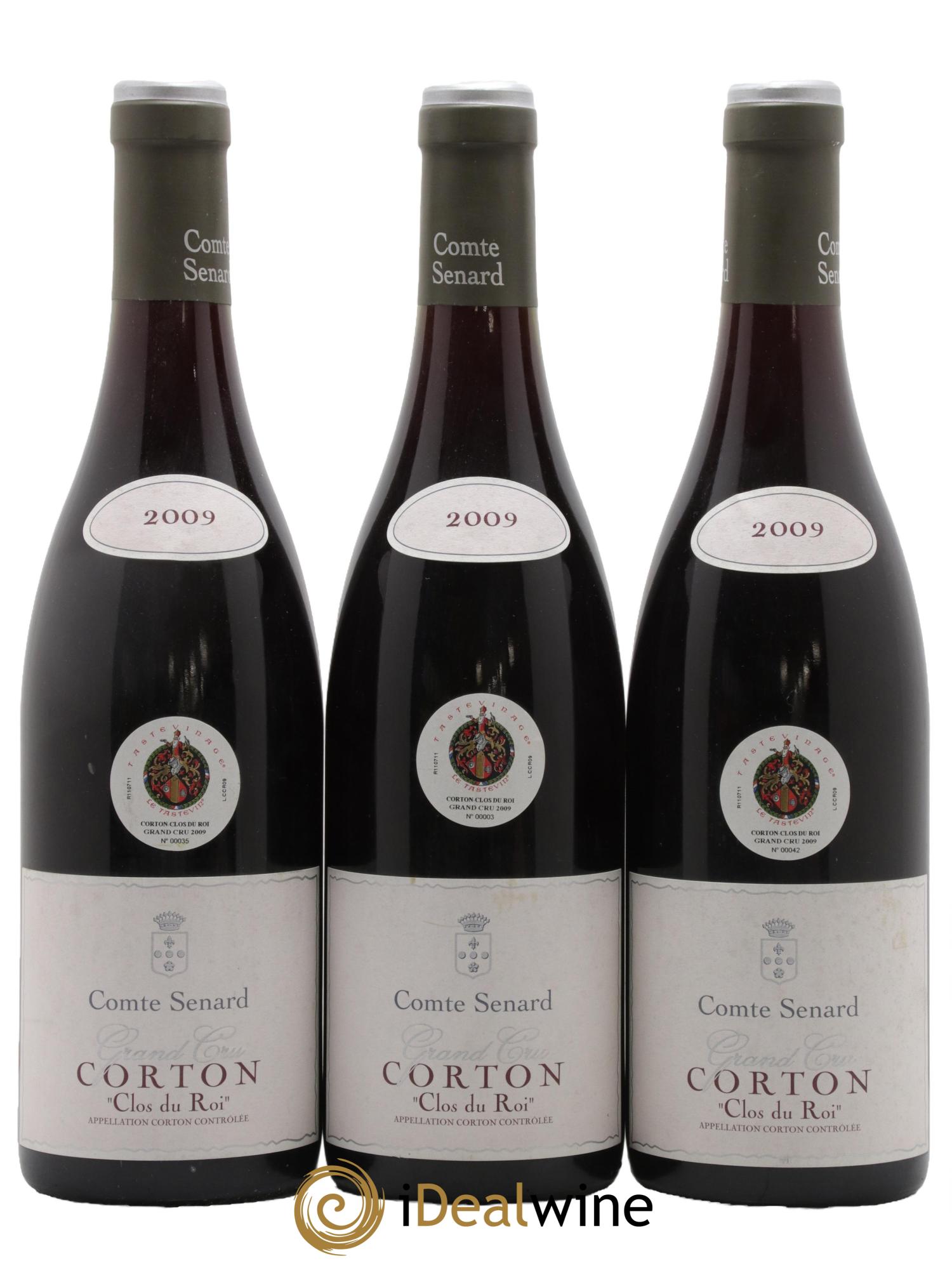 Corton Grand Cru Clos du Roi Comte Senard 2009 - Lot de 3 bouteilles - 0