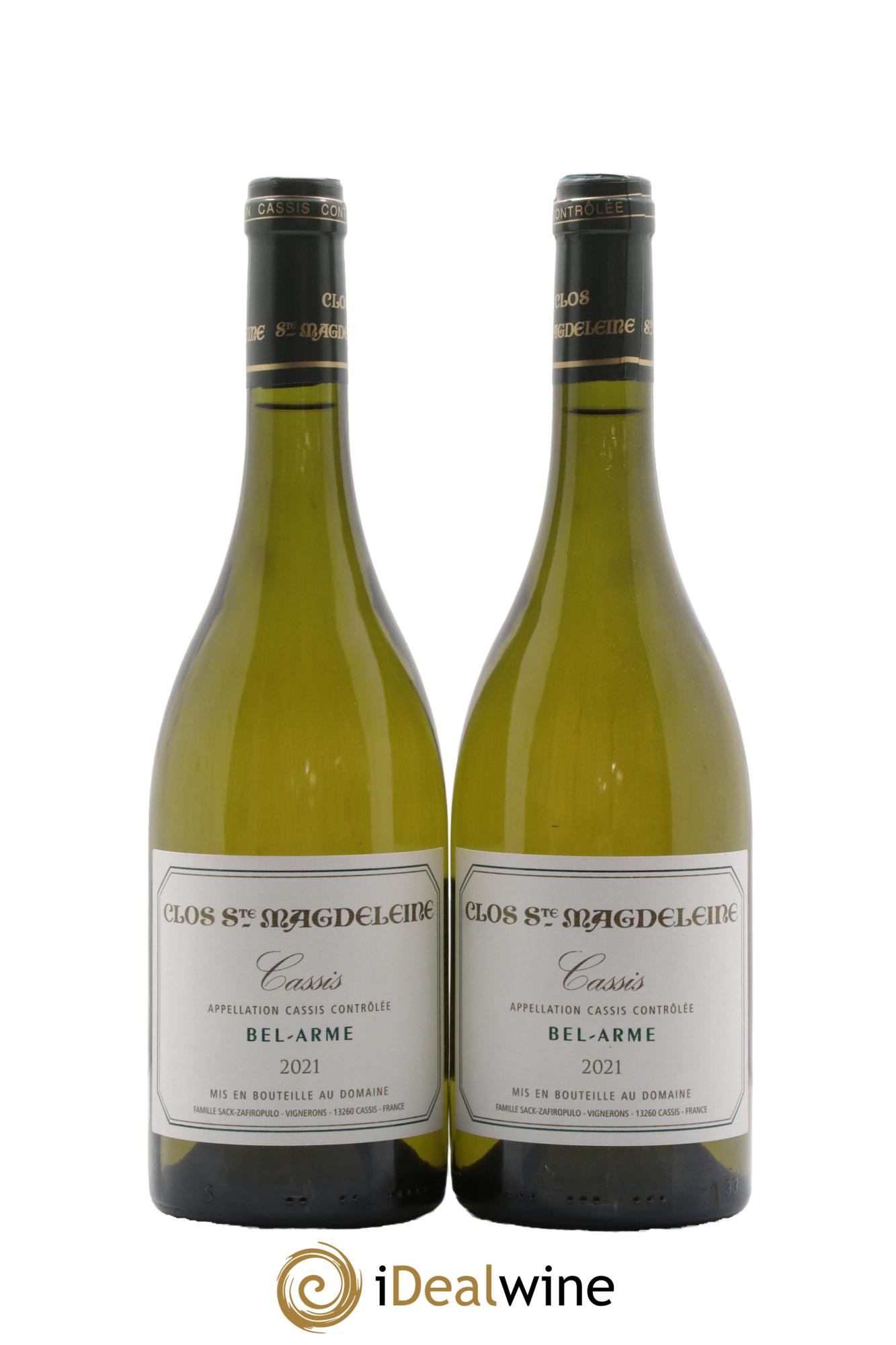 Cassis Bel Arme Clos Sainte Magdeleine 2021 - Lot de 2 bouteilles - 0
