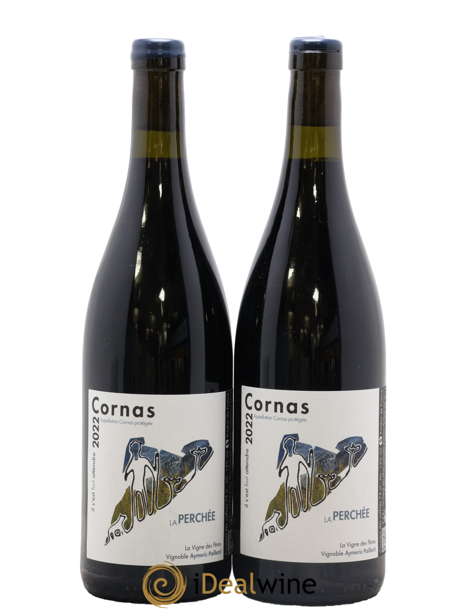 Cornas La Perchee La Vigne des Peres 2022 - Lot de 2 bouteilles - 0