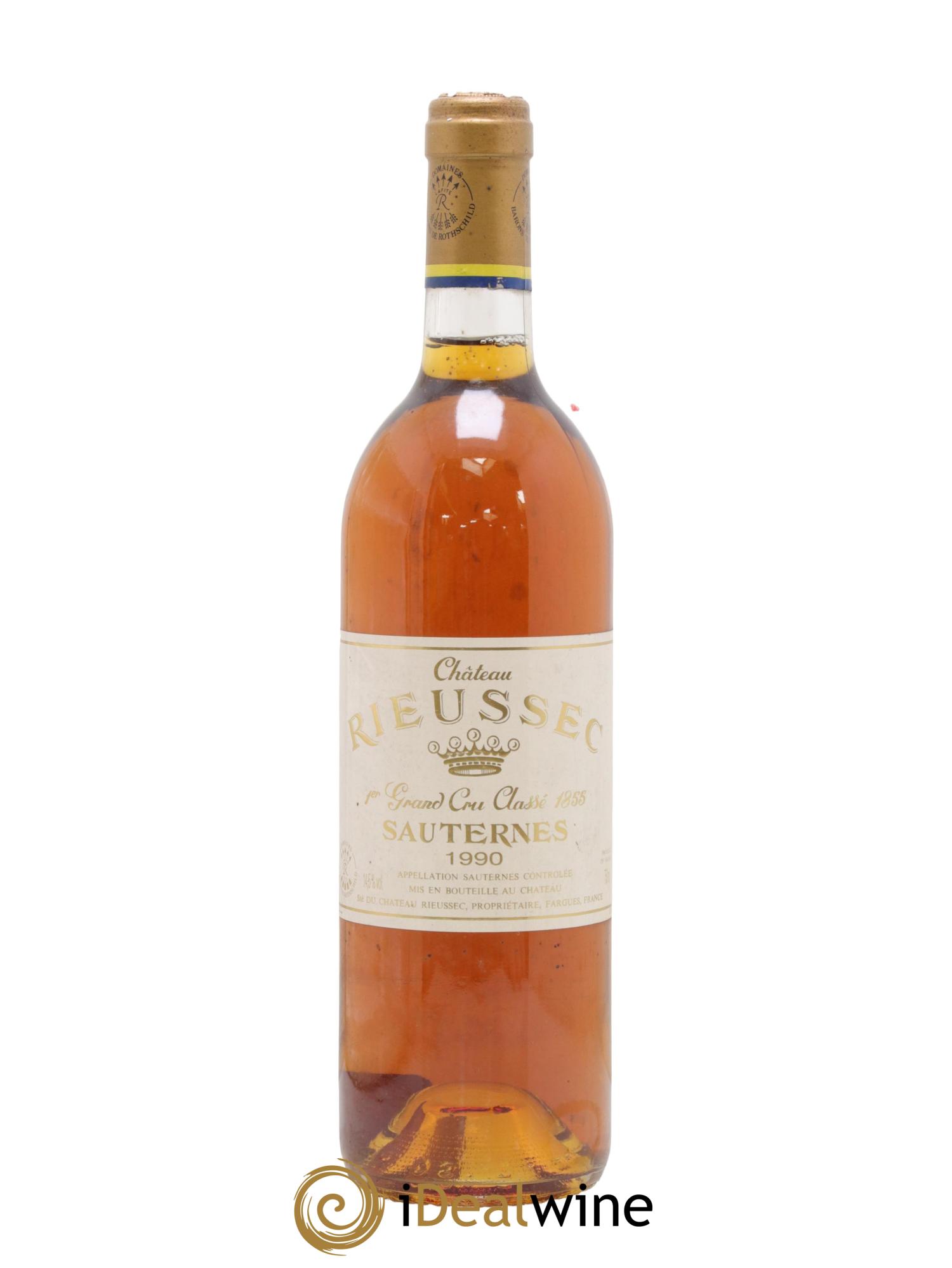 Château Rieussec 1er Grand Cru Classé 1990 - Lot de 1 bouteille - 0