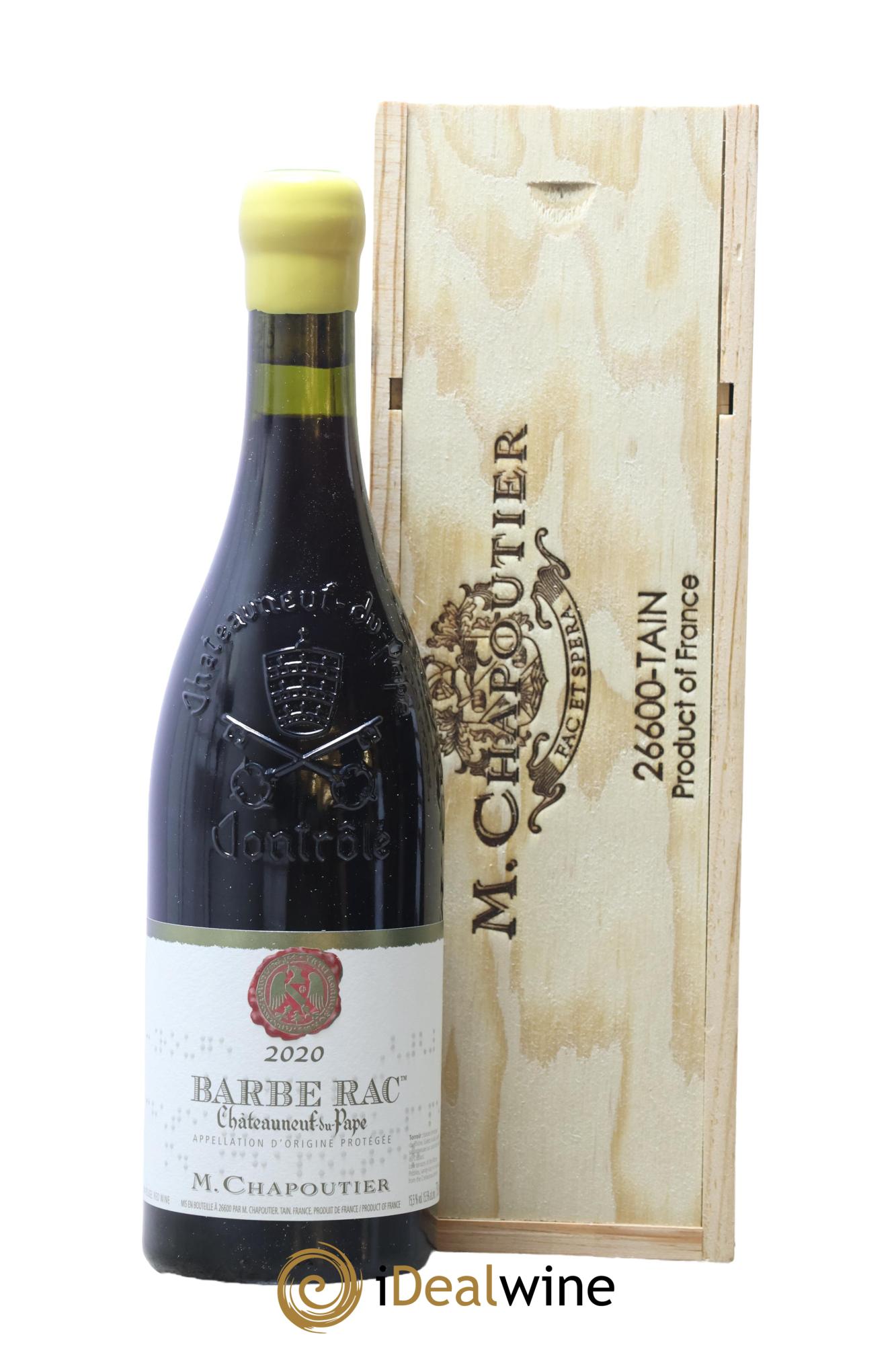 Châteauneuf-du-Pape Barbe Rac Chapoutier 2020 - Lot de 1 bouteille - 0