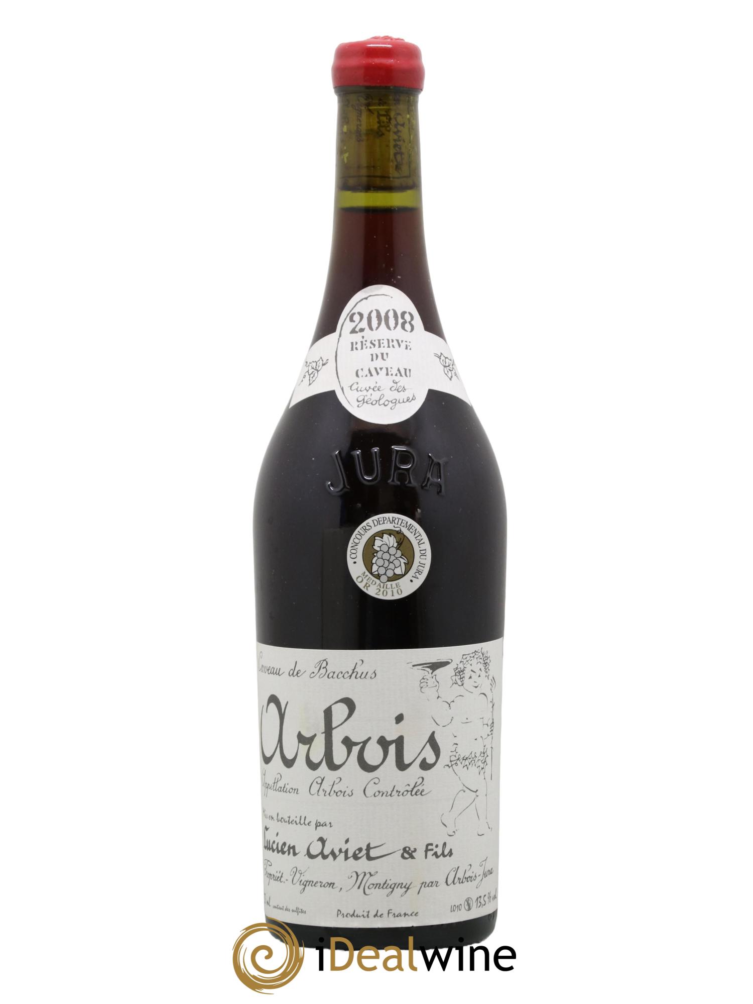 Arbois Réserve du Caveau Cuvée des Géologues Lucien Aviet 2008 - Lot de 1 bouteille - 0
