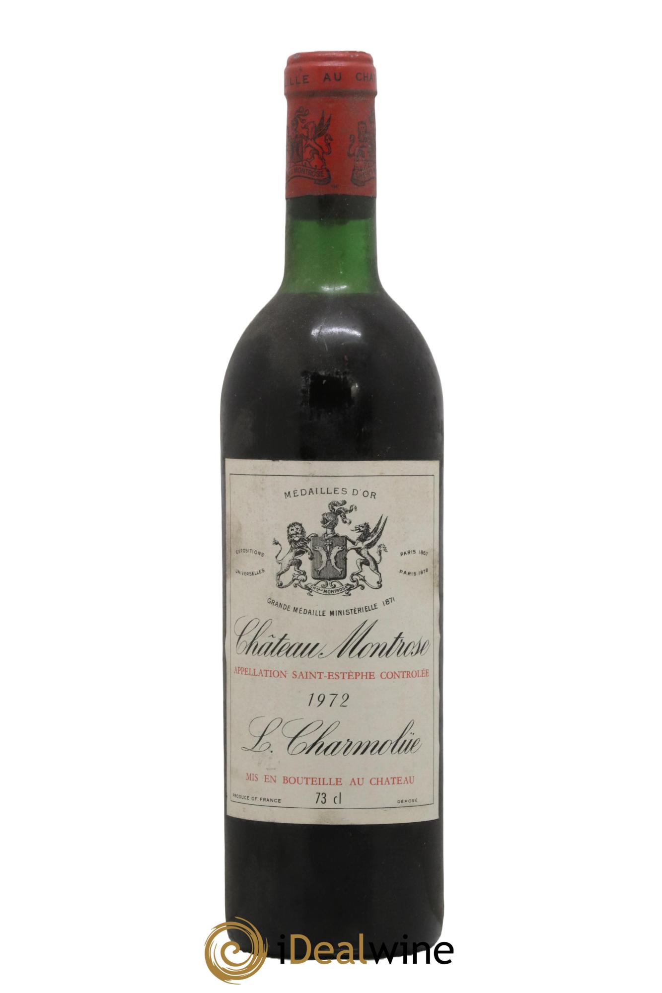 Château Montrose 2ème Grand Cru Classé 1972 - Lot de 1 bouteille - 0