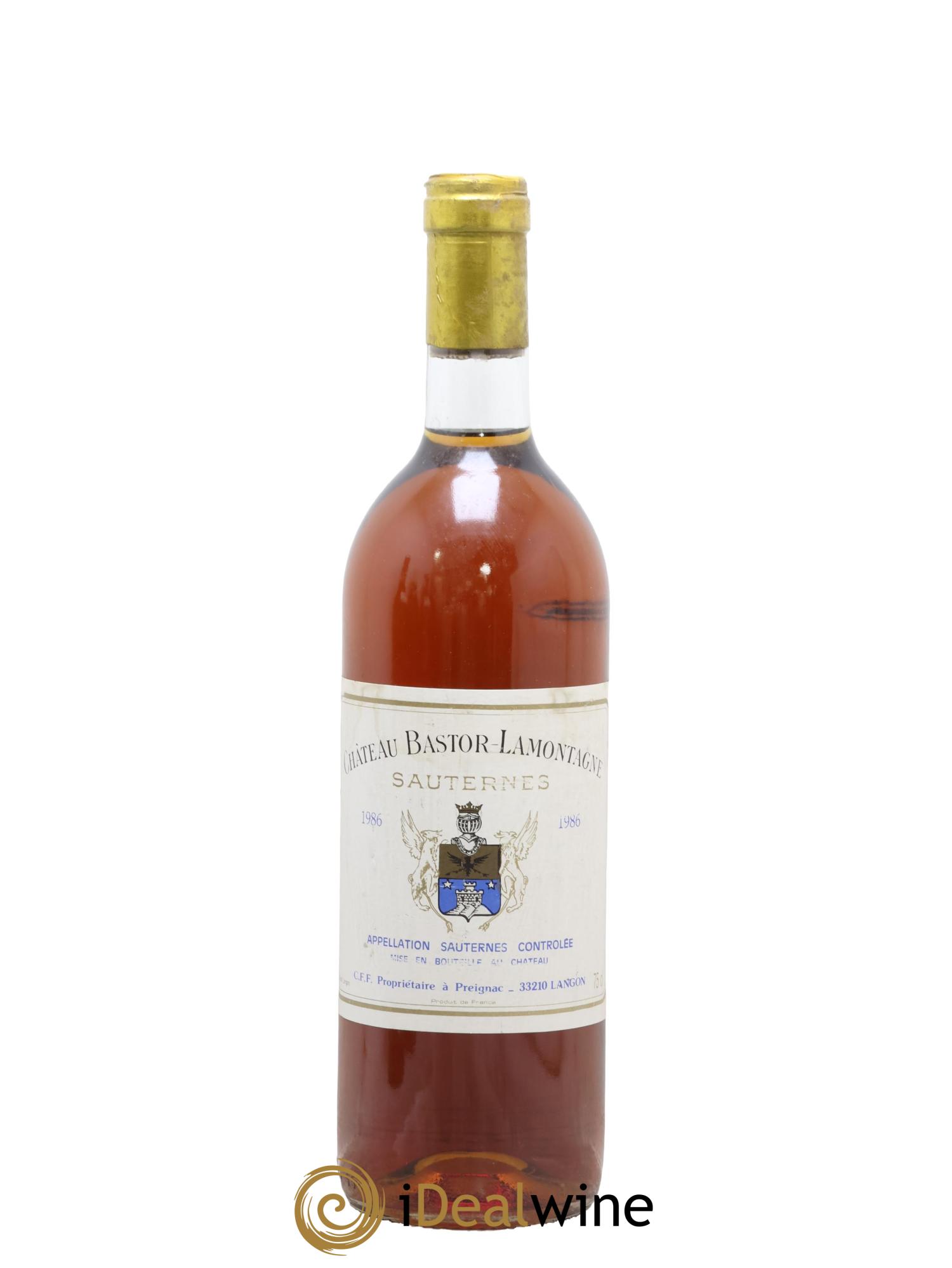 Château Bastor Lamontagne 1986 - Posten von 1 Flasche - 0
