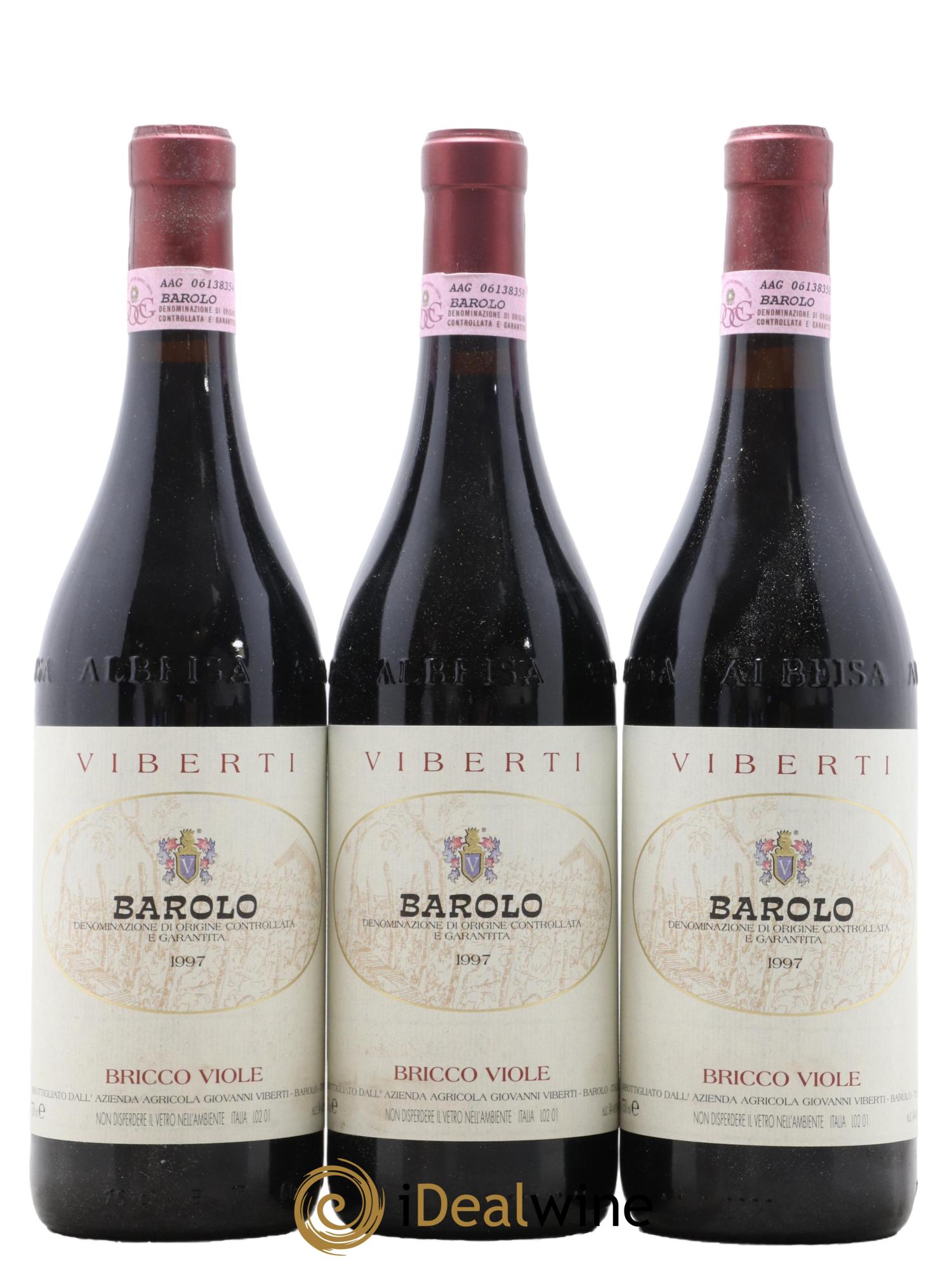 Barolo DOCG Bricco Viole Viberti 1997 - Lotto di 6 bottiglie - 2