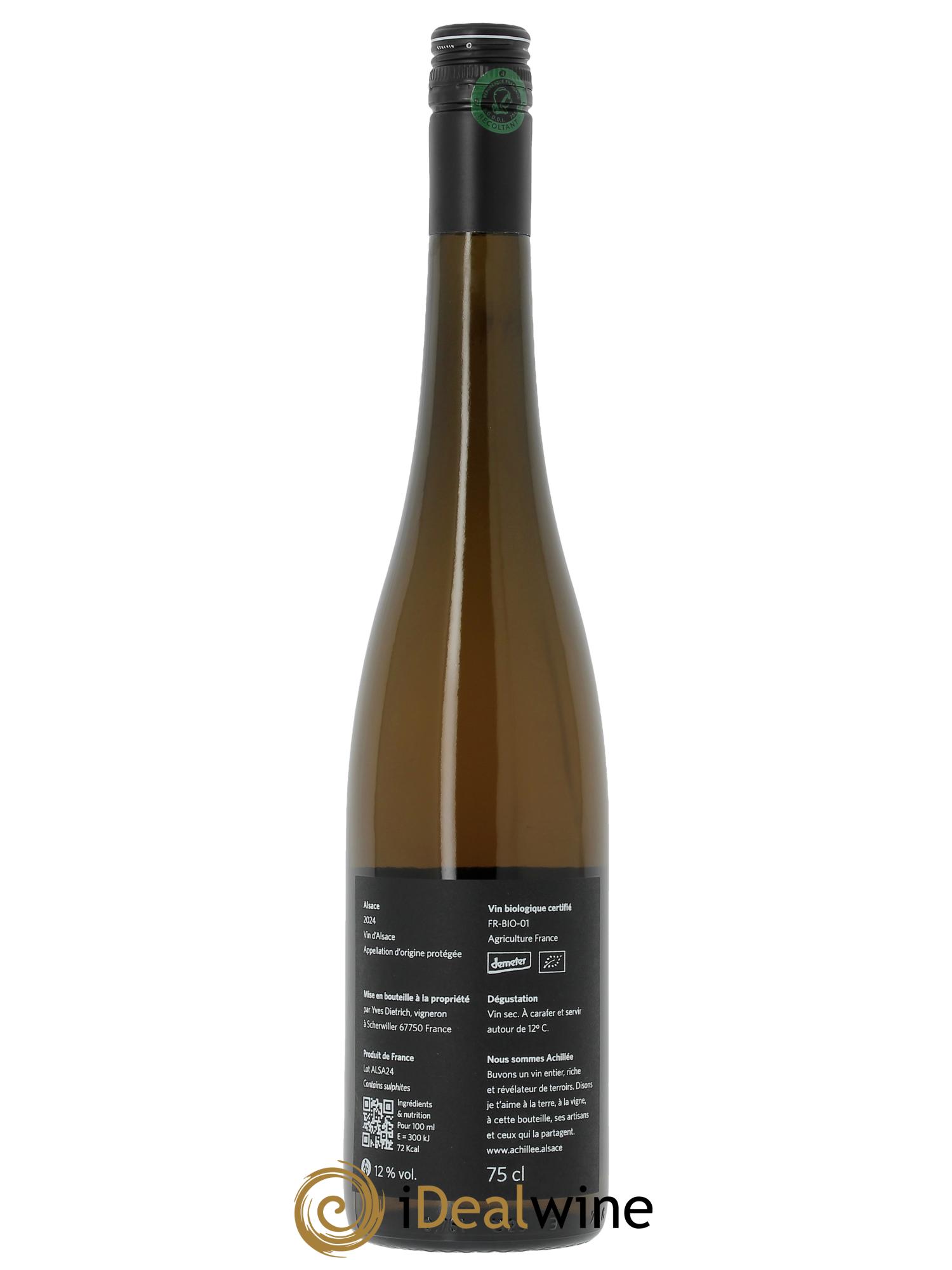 Alsace Achillée  2024 - Lot of 1 bottle - 1