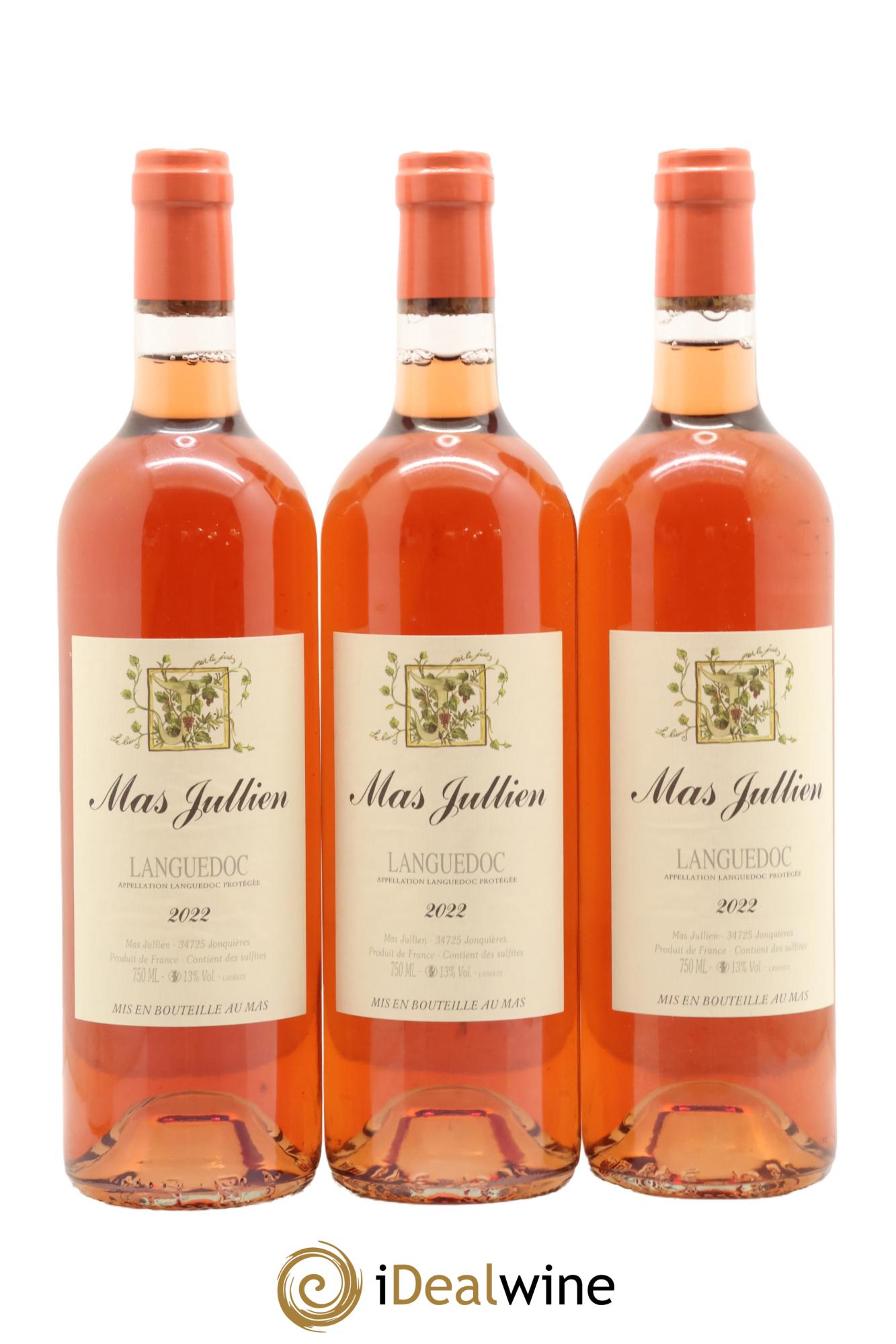Languedoc Mas Jullien Olivier Jullien 2022 - Lot of 3 bottles - 0