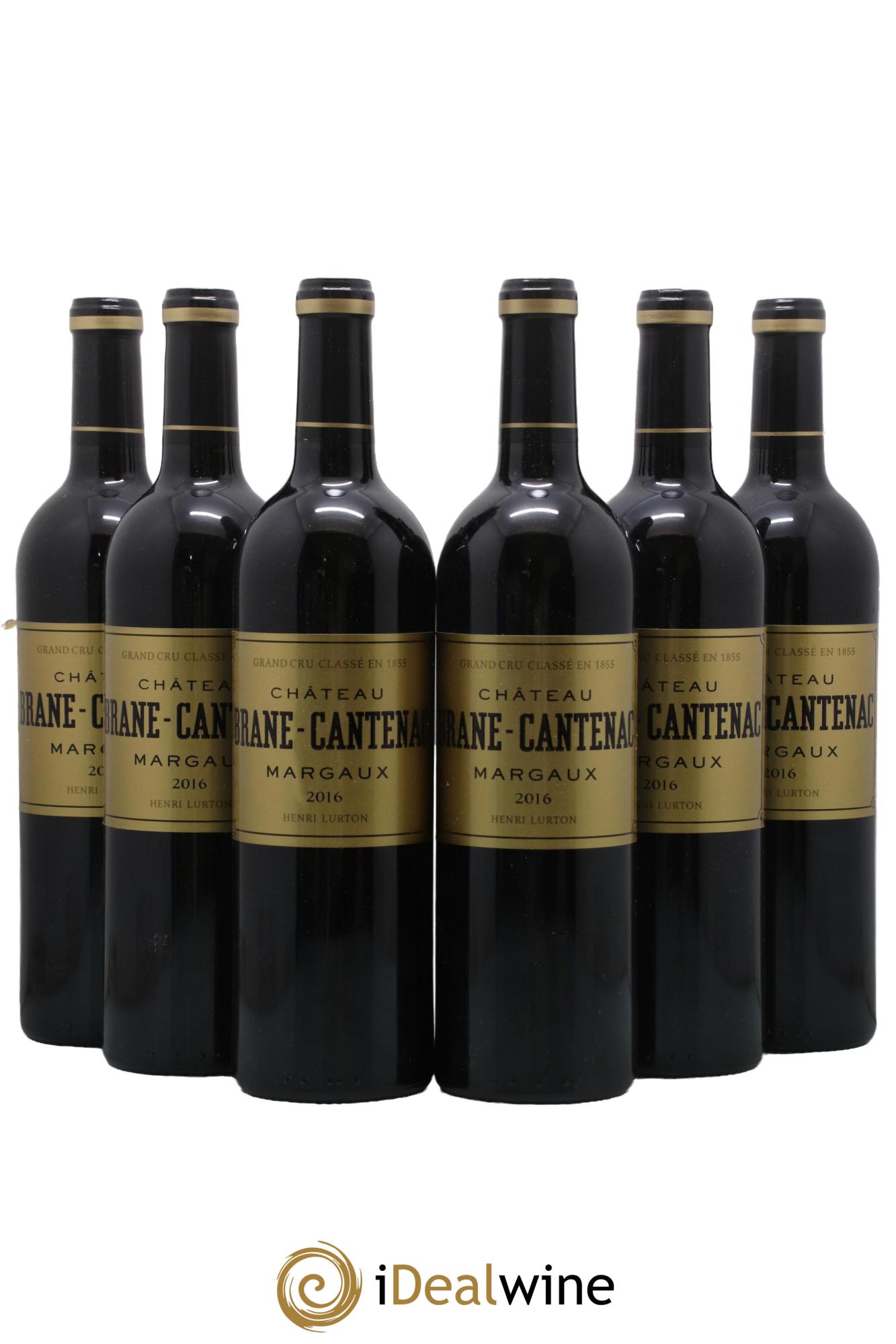 Château Brane Cantenac 2ème Grand Cru Classé 2016 - Lot of 6 bottles - 0