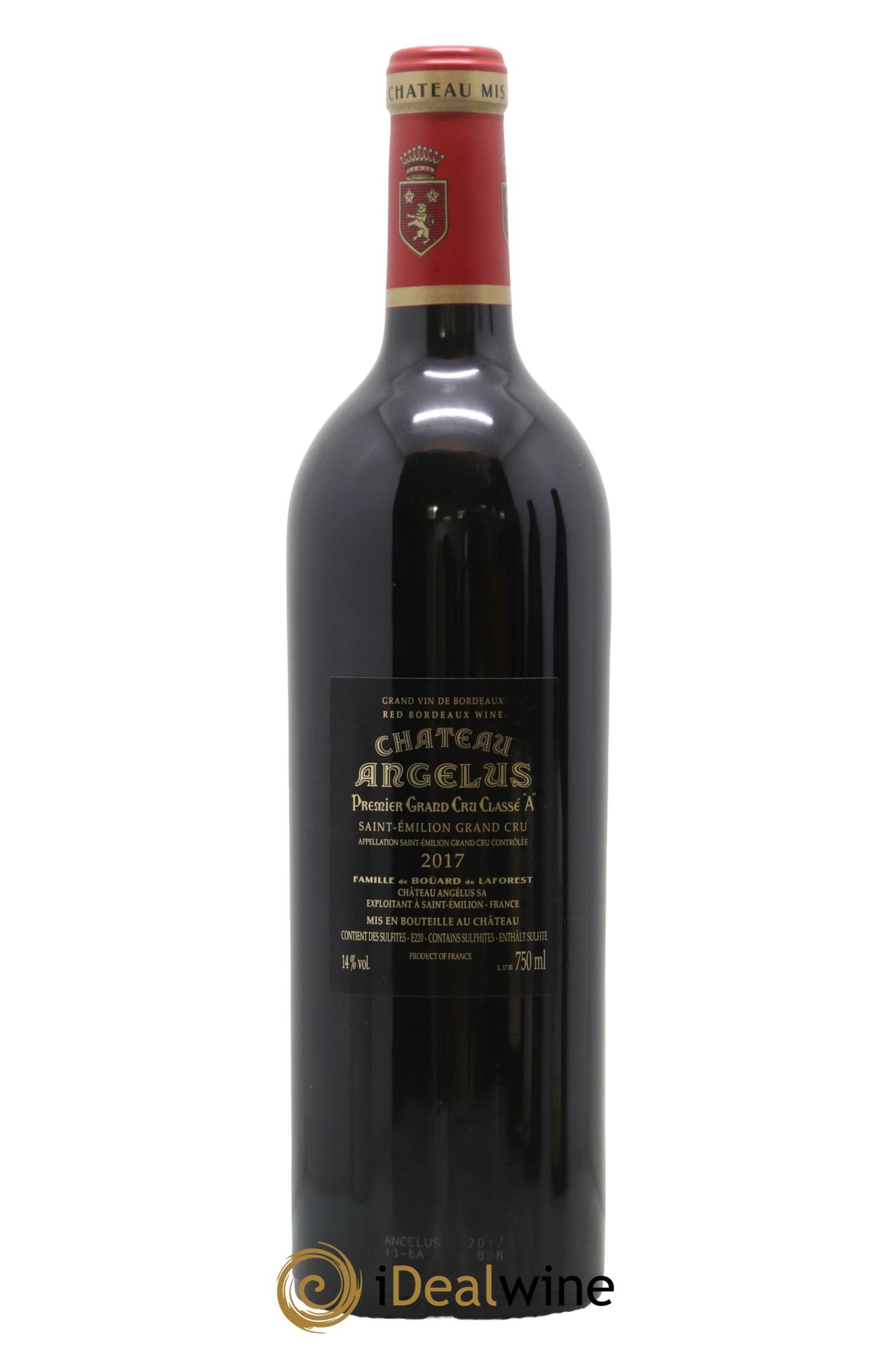 Château Angélus 1er Grand Cru Classé A 2017 - Lotto di 1 bottiglia - 1