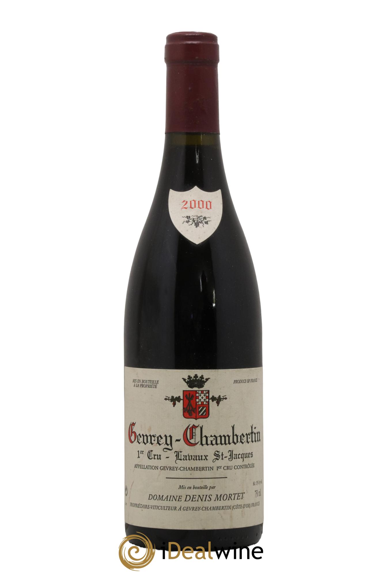Gevrey-Chambertin 1er Cru Lavaux Saint Jacques Denis Mortet (Domaine) 2000 - Lot de 1 bouteille - 0