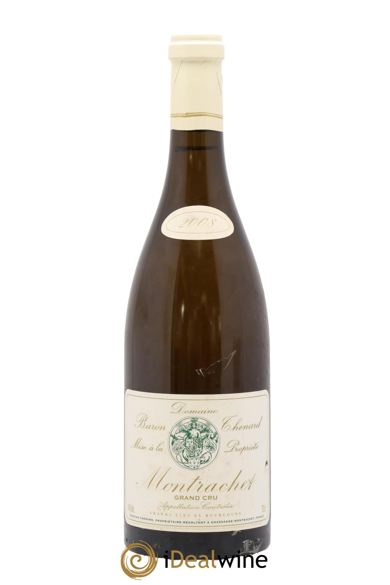 Montrachet Grand Cru Baron Thenard (Domaine) 2008 - Lote de 1 botella - 0