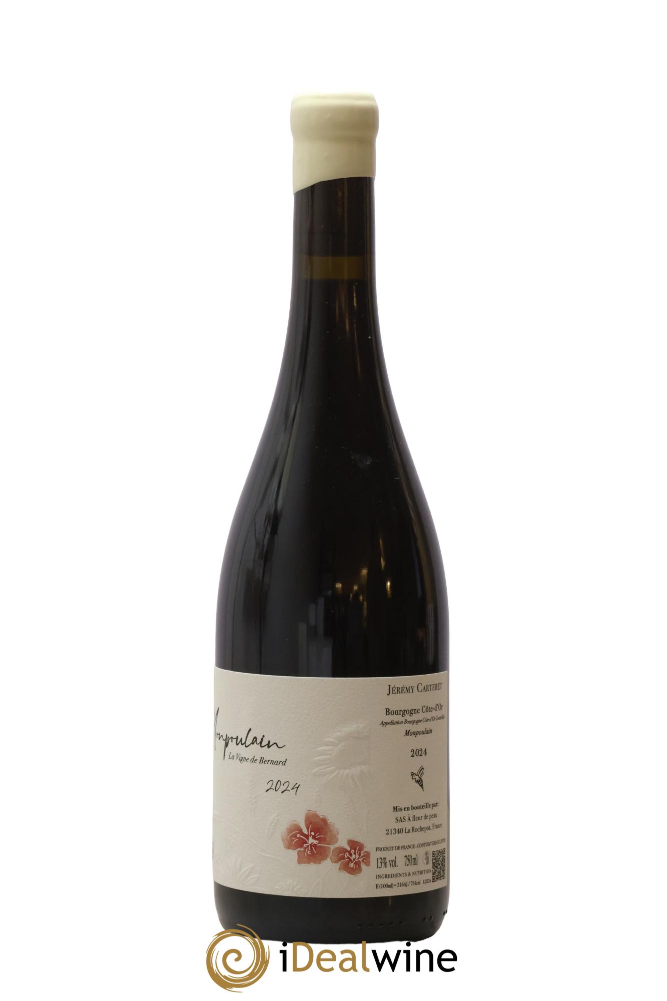Bourgogne Mon Poulain Jérémy Carteret 2020 - Lot de 1 bouteille - 1