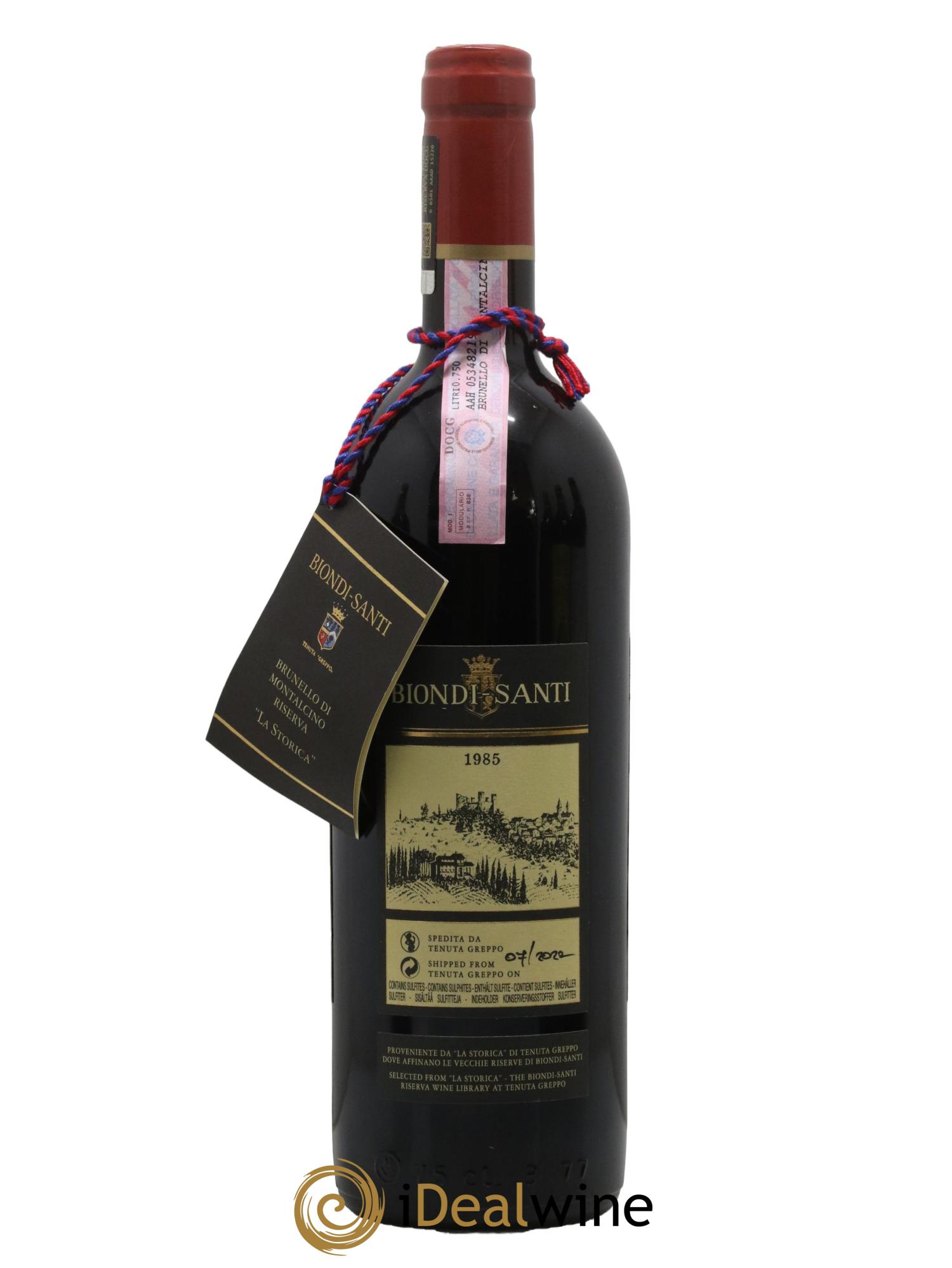 Brunello di Montalcino DOCG Riserva Biondi-Santi Tenuta Greppo 1985 - Lotto di 1 bottiglia - 1