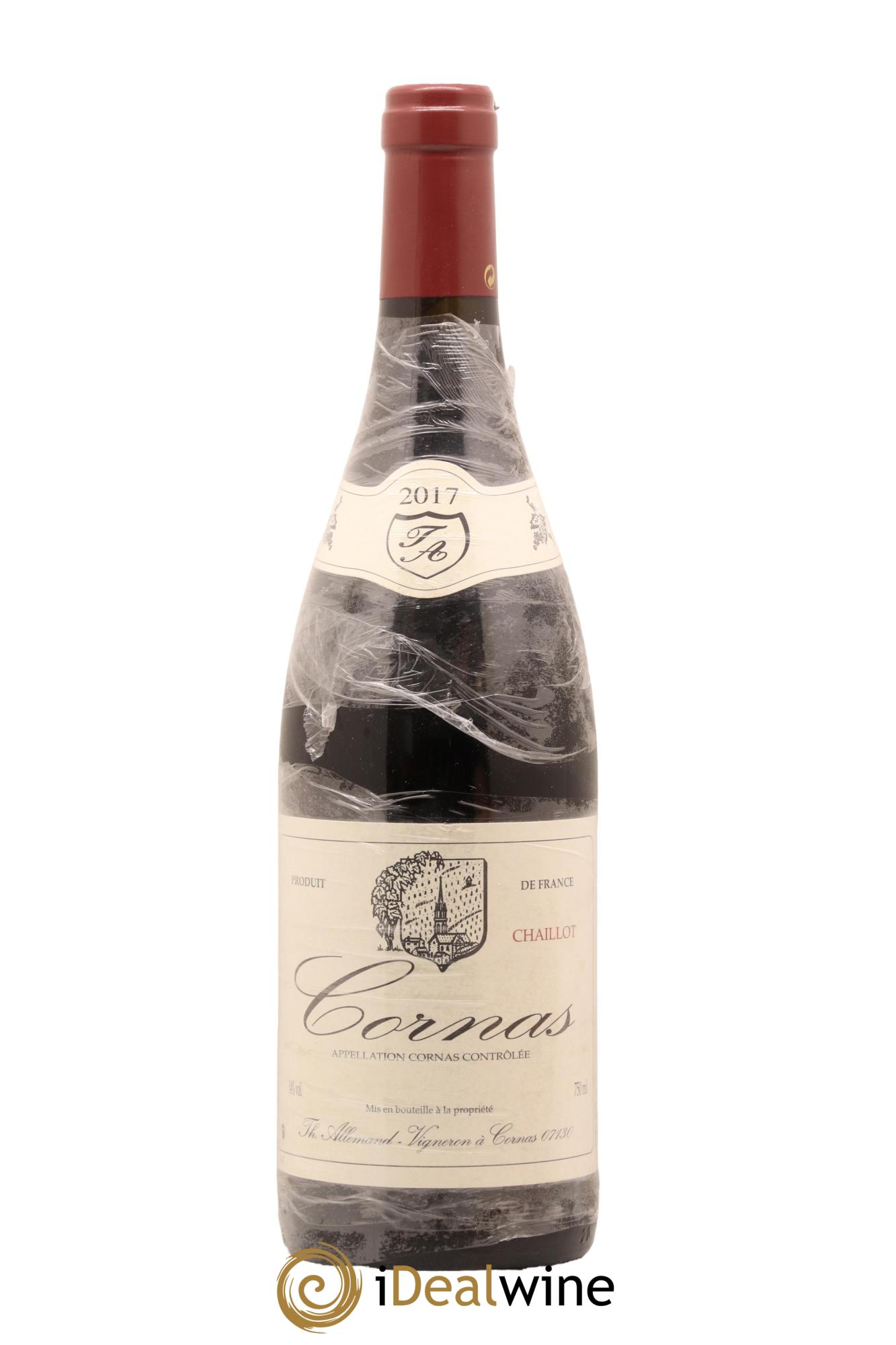 Cornas Chaillot Thierry Allemand 2017 - Lot de 1 bouteille - 0