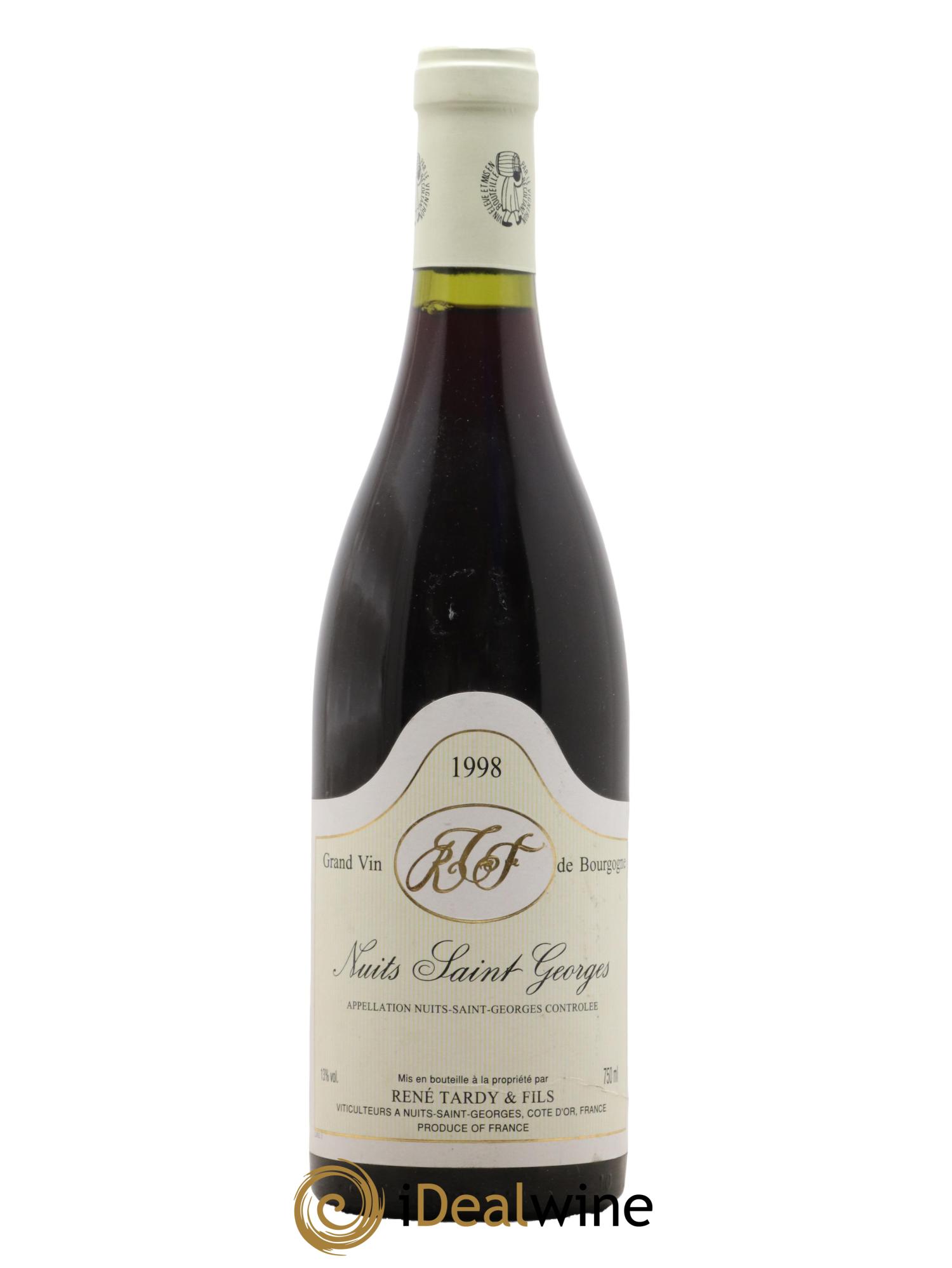Nuits-Saint-Georges René Tardy 1998 - Lot de 1 bouteille - 0