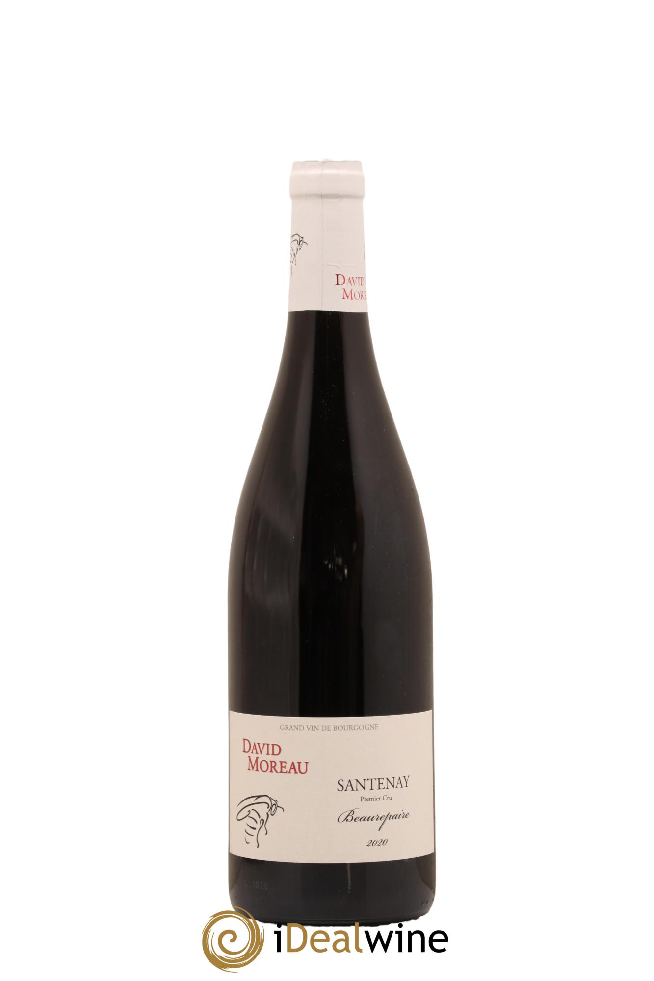 Santenay 1er Cru Beaurepaire David Moreau 2020 - Lot de 1 bouteille - 0