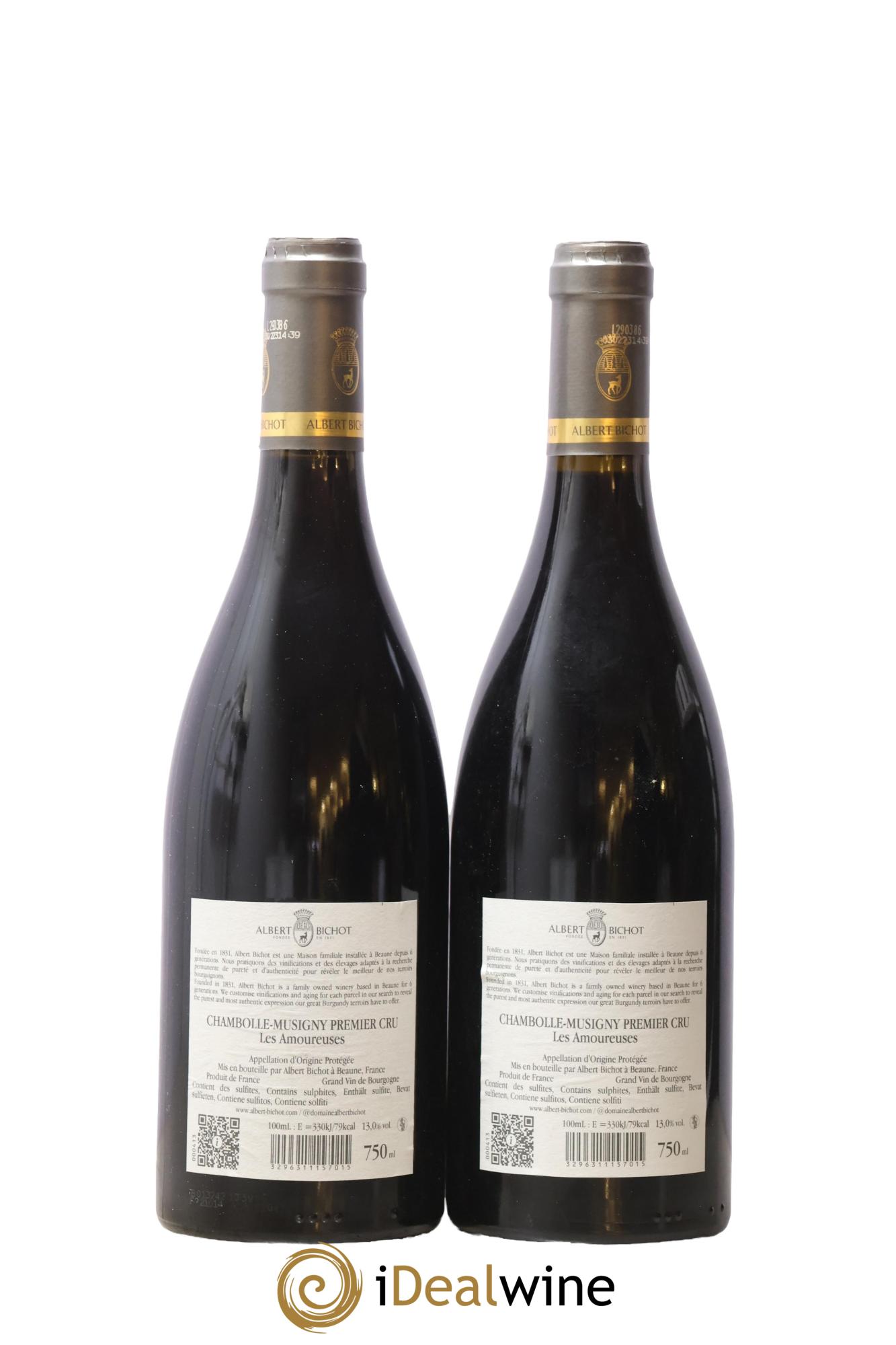 Chambolle-Musigny 1er Cru Les Amoureuses Albert Bichot 2018 - Lot de 2 bouteilles - 1