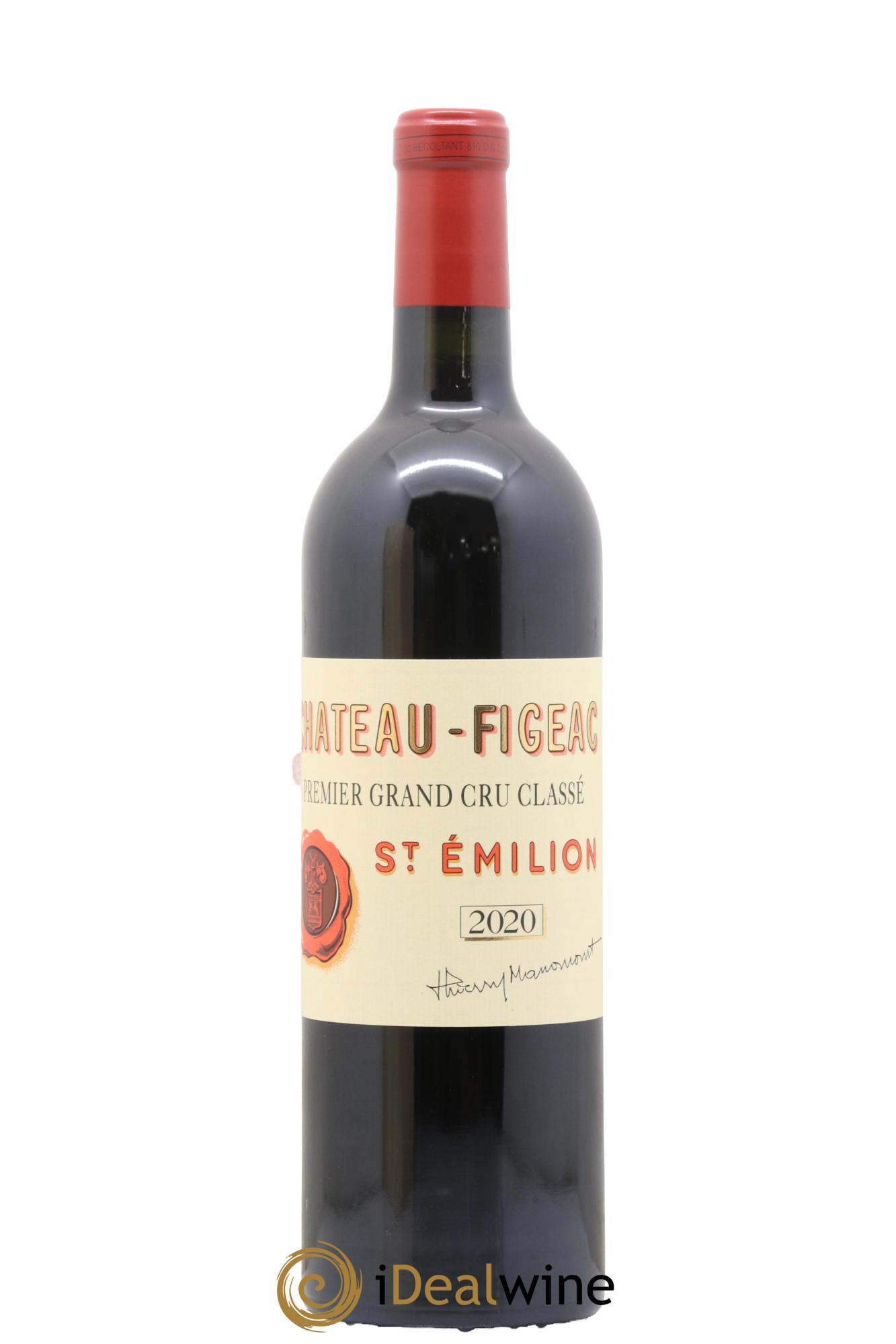 Château Figeac 1er Grand Cru Classé A 2020 - Lot of 1 bottle - 1