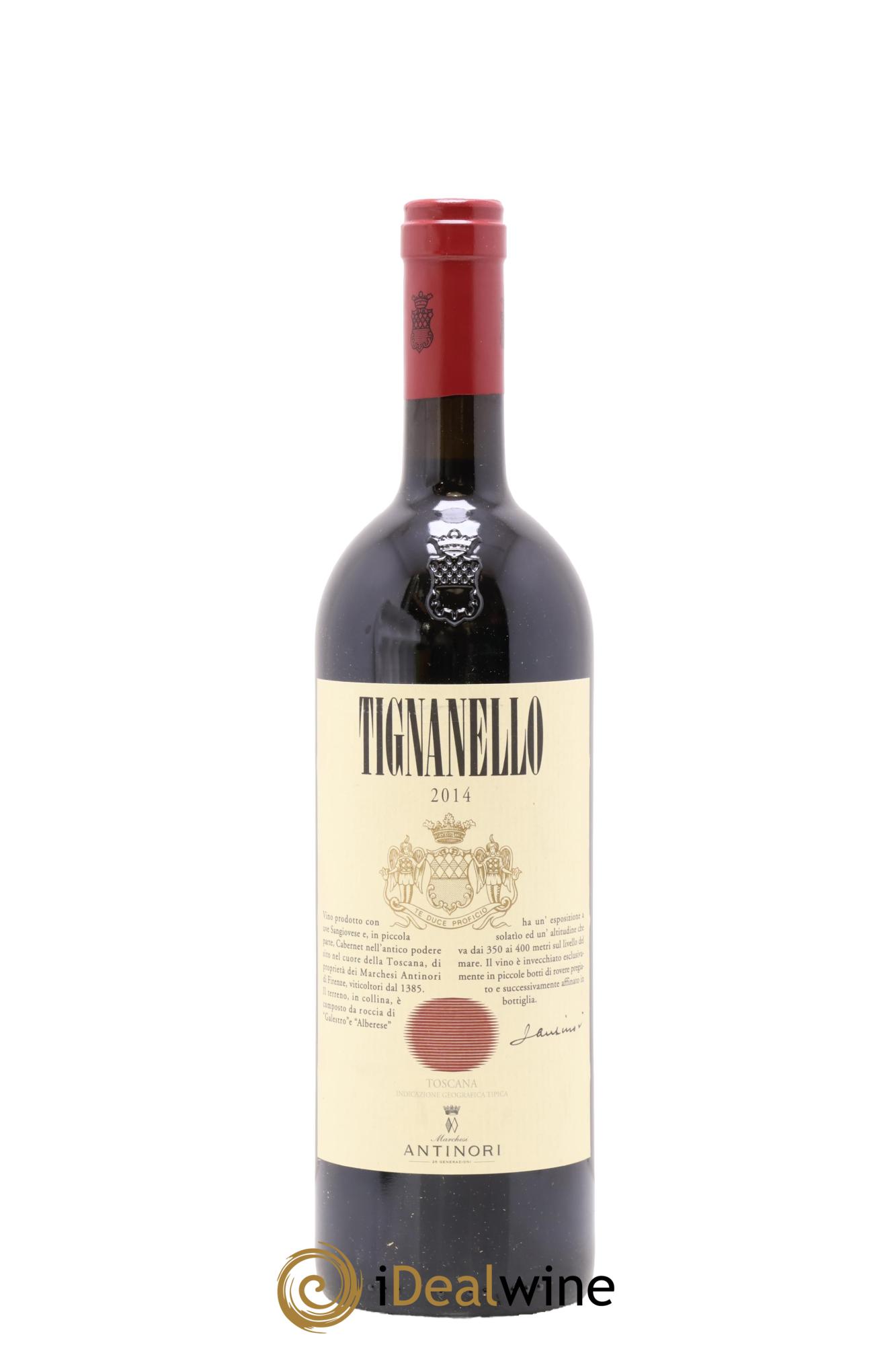 Toscana IGT Tignanello Tenuta Tignanello - Marchesi Antinori 2014 - Lot de 1 bouteille - 0