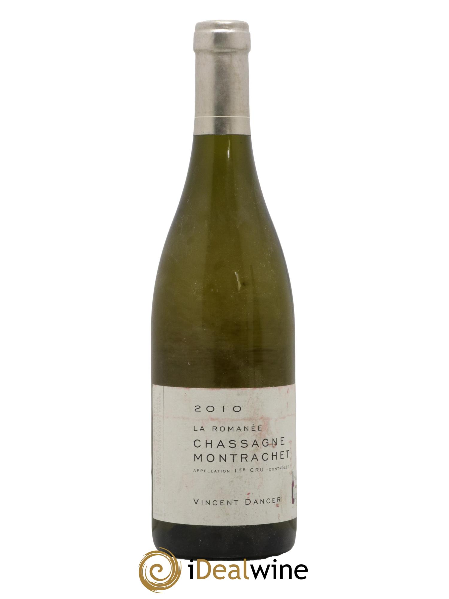 Chassagne-Montrachet 1er Cru La Romanée Vincent Dancer 2010 - Lot de 1 bouteille - 0