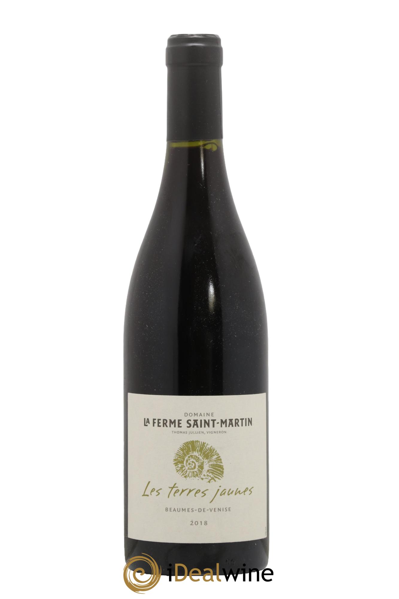 Beaumes-de-Venise Les Terres Jaunes La Ferme Saint-Martin (Domaine) 2018 - Lot de 1 bouteille - 0