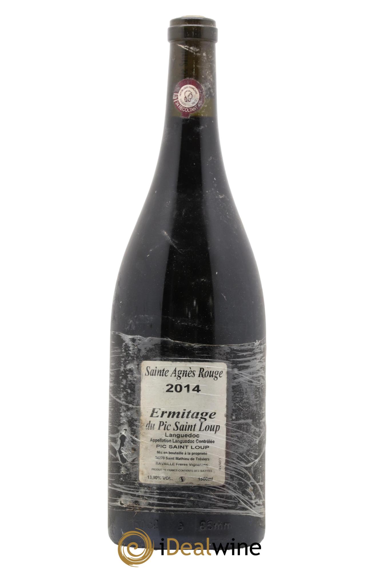 Pic Saint-Loup Héritage du Pic Saint-Loup (anciennement Ermitage) Cuvée Sainte Agnès 2014 - Lot de 1 magnum - 1