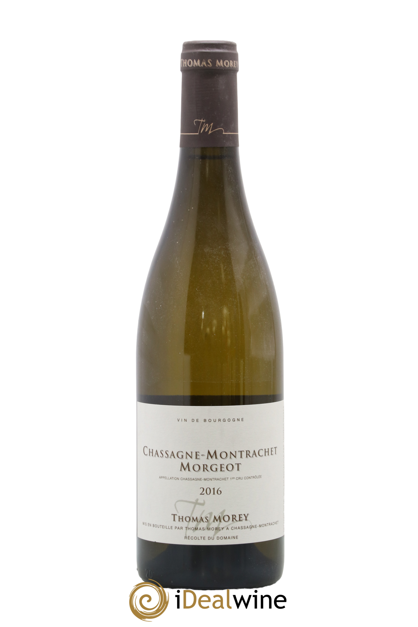 Chassagne-Montrachet 1er Cru Morgeot Thomas Morey 2016 - Lot de 1 bouteille - 0