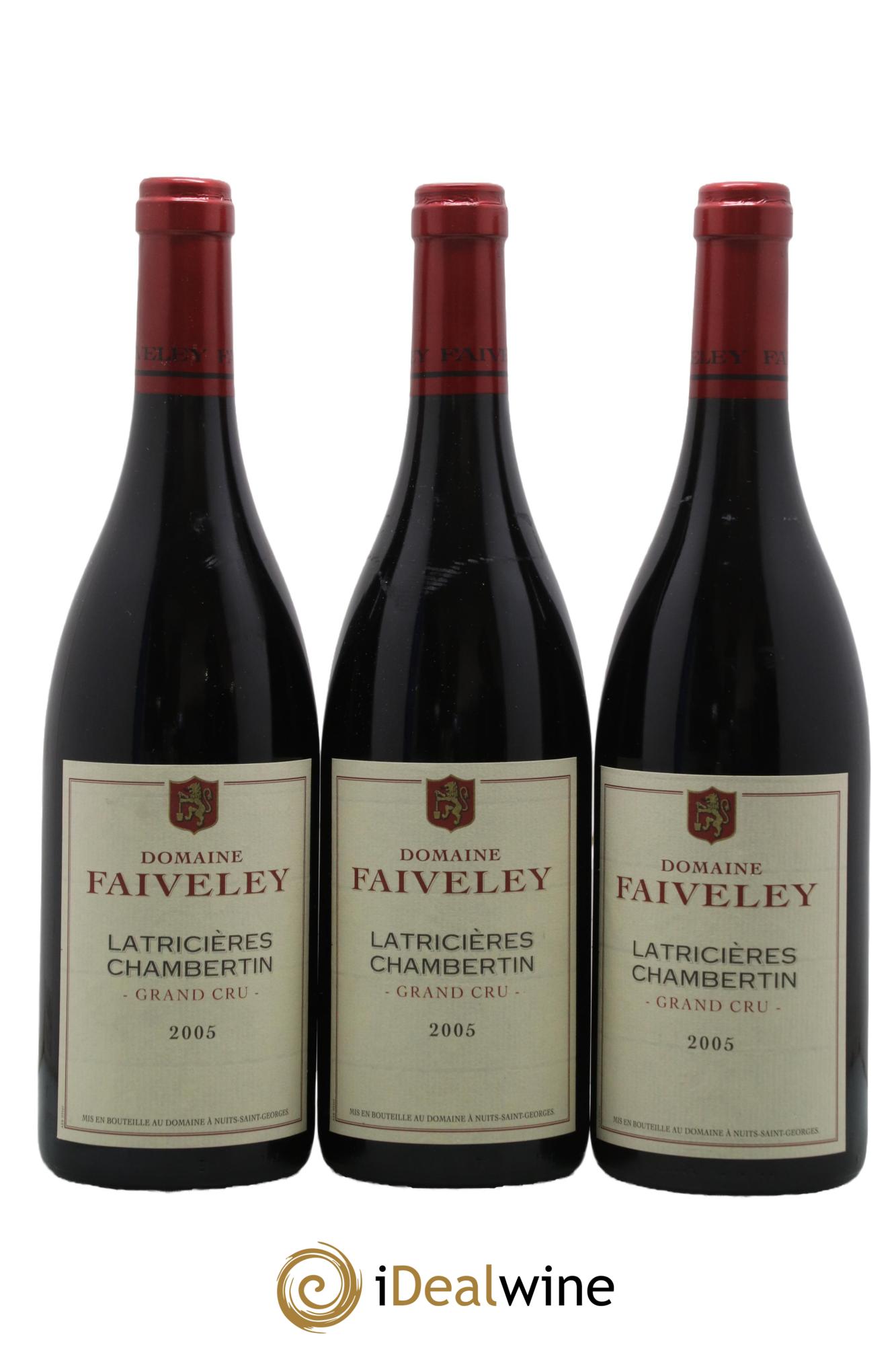 Latricières-Chambertin Grand Cru Faiveley  2005 - Posten von 3 Flaschen - 0
