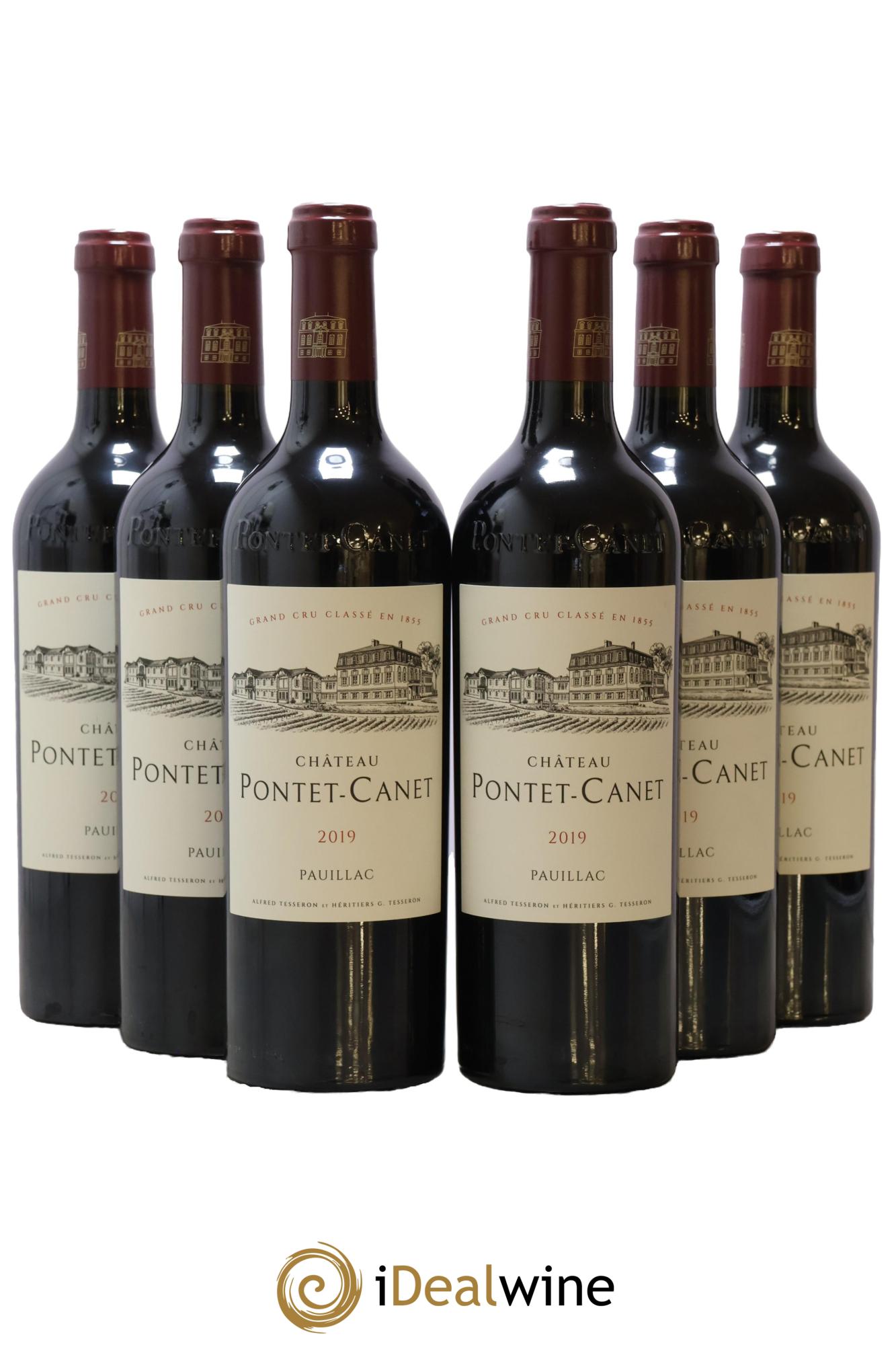 Château Pontet Canet 5ème Grand Cru Classé  2019 - Lotto di 6 bottiglie - 0